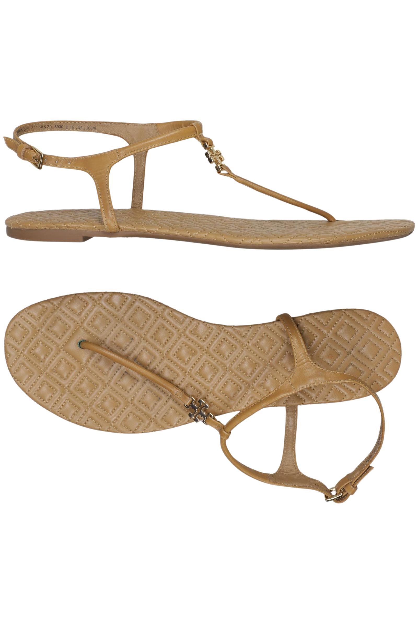 

Tory Burch Damen Sandale, beige, Gr. 9.5