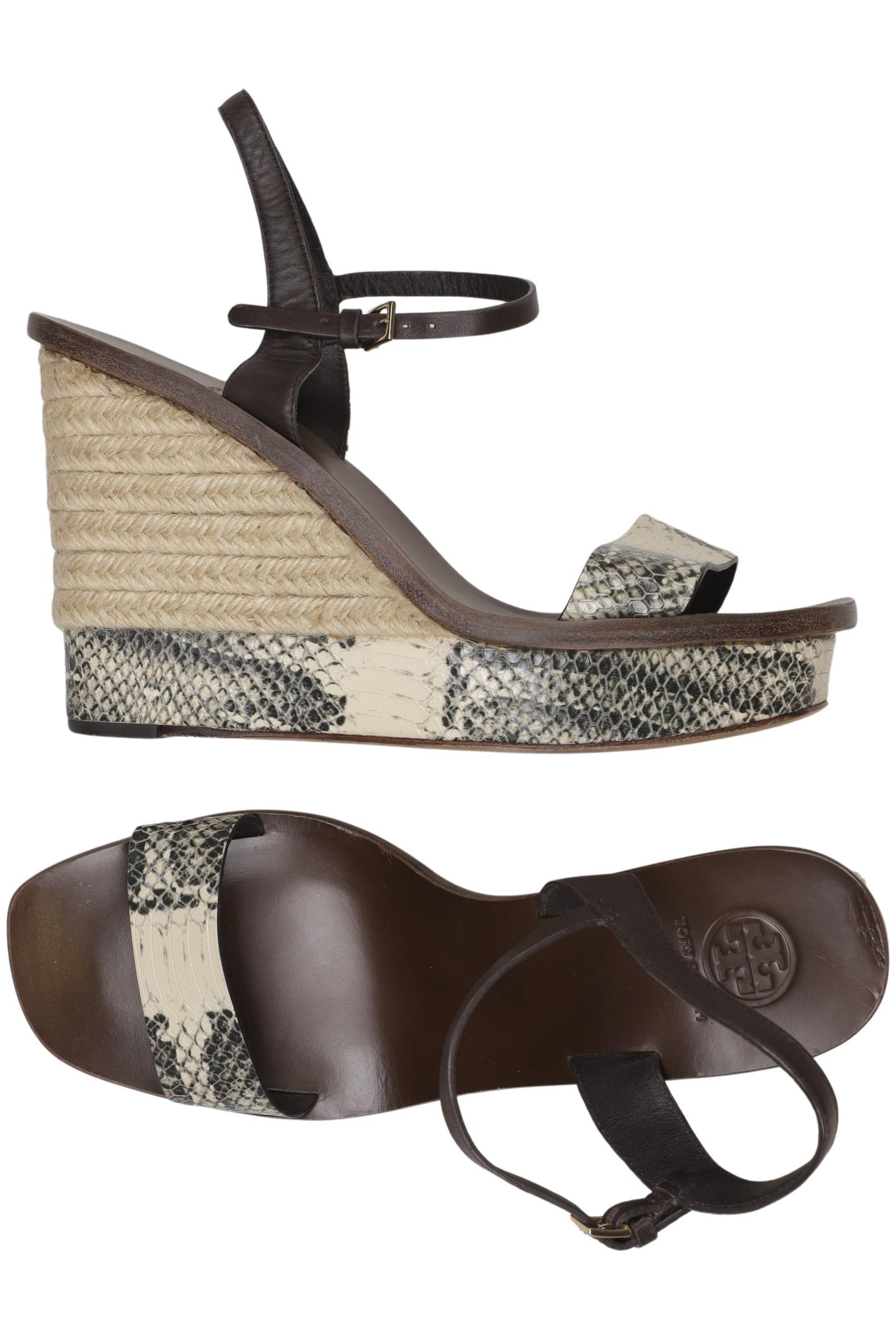 

Tory Burch Damen Sandale, braun, Gr. 9