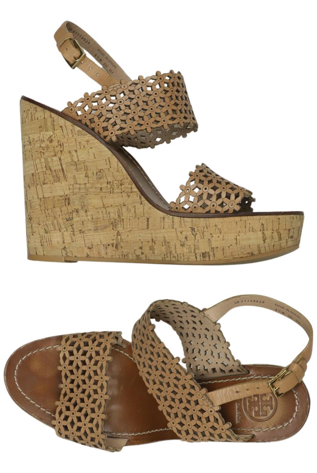 

Tory Burch Damen Sandale, beige, Gr. 8.5