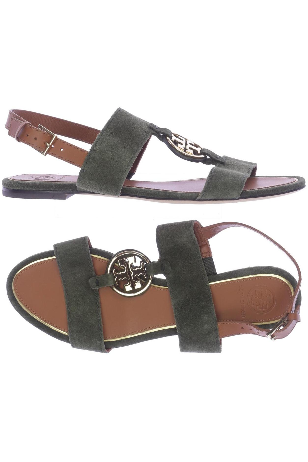 

Tory Burch Damen Sandale, grün, Gr. 8.5