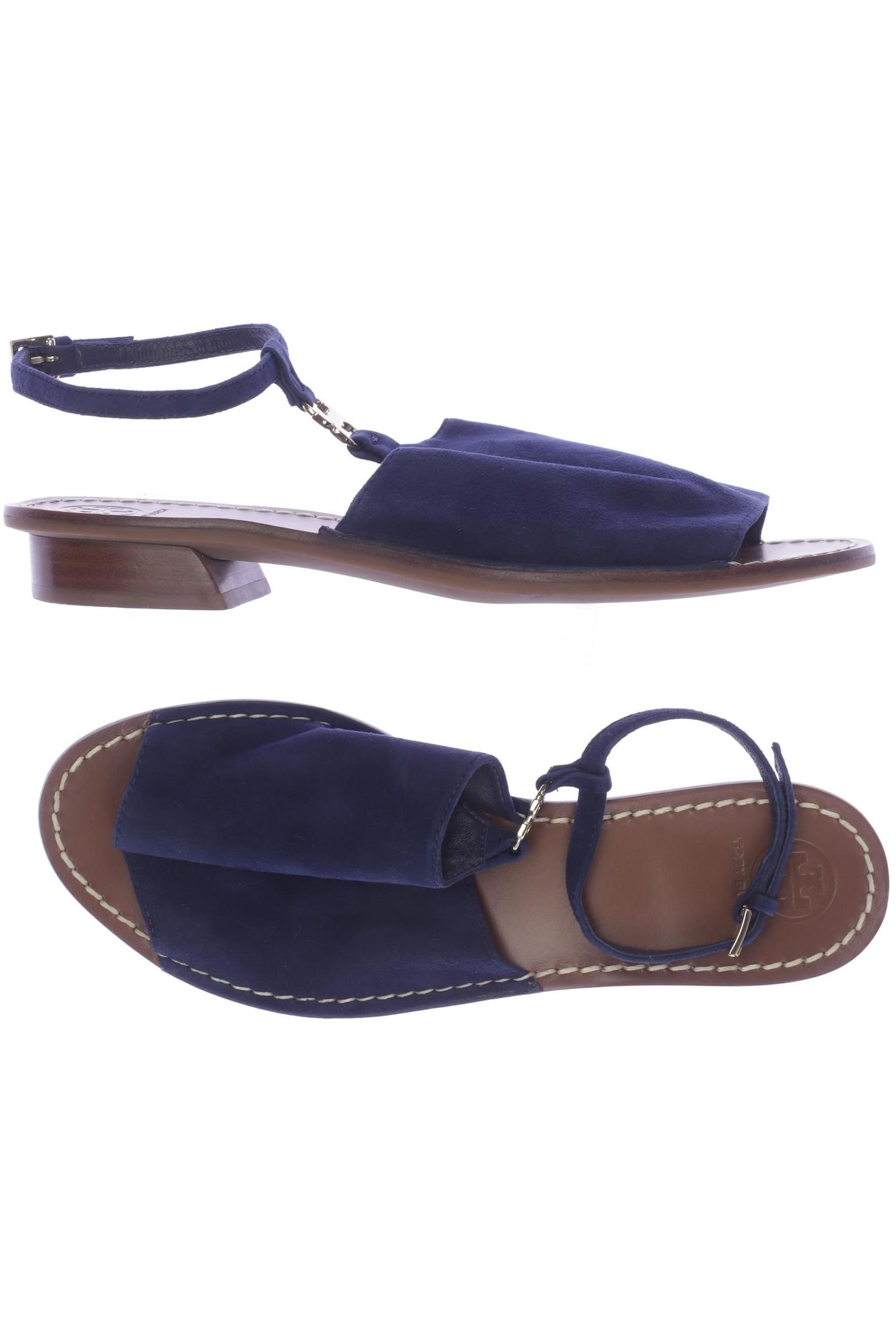

Tory Burch Damen Sandale, marineblau, Gr. 9.5