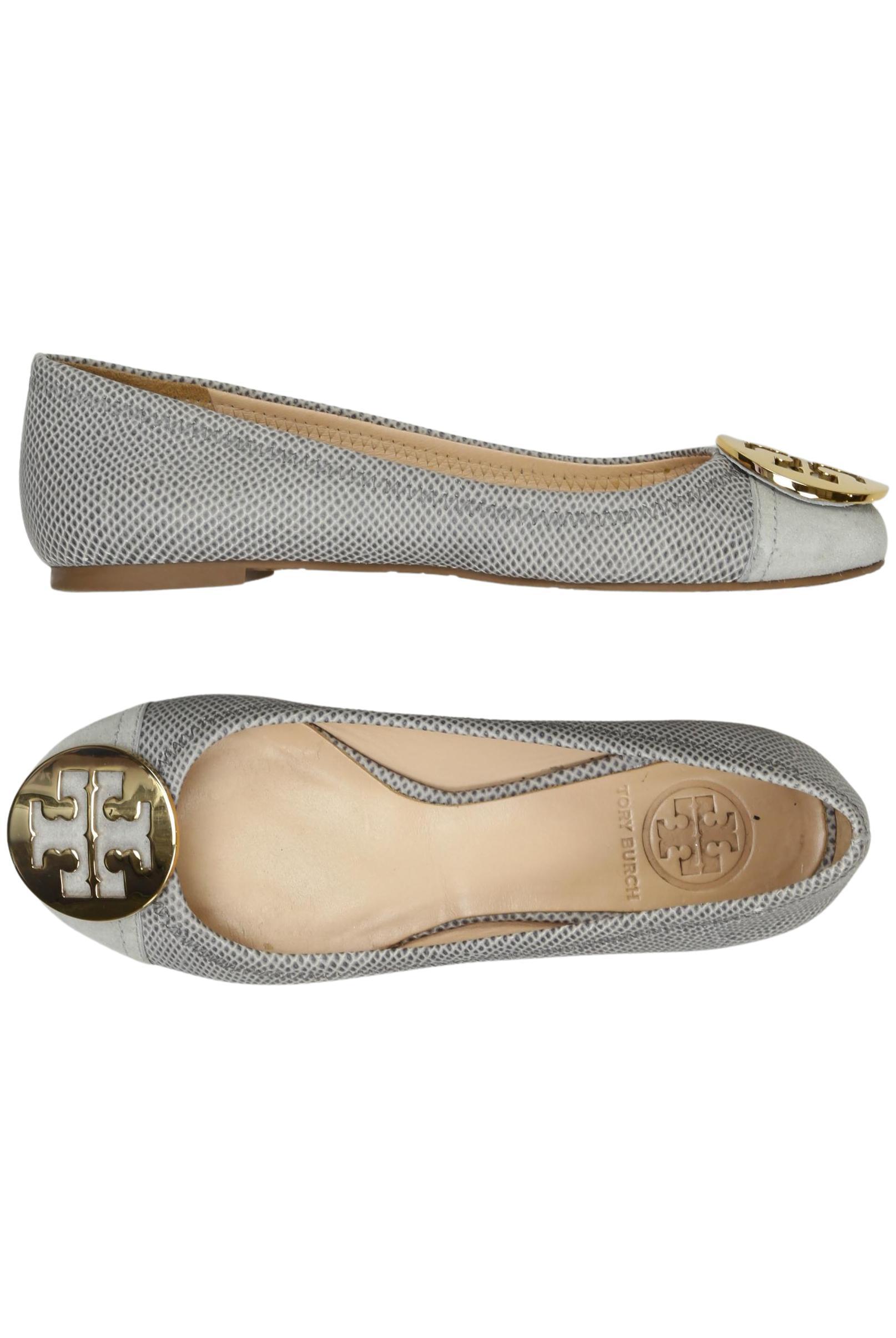 

Tory Burch Damen Ballerinas, silber, Gr. 5