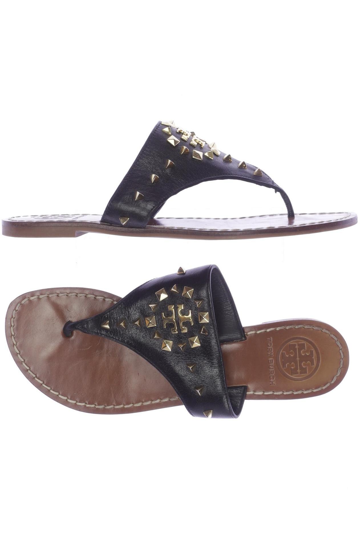 

Tory Burch Damen Sandale, schwarz, Gr. 7