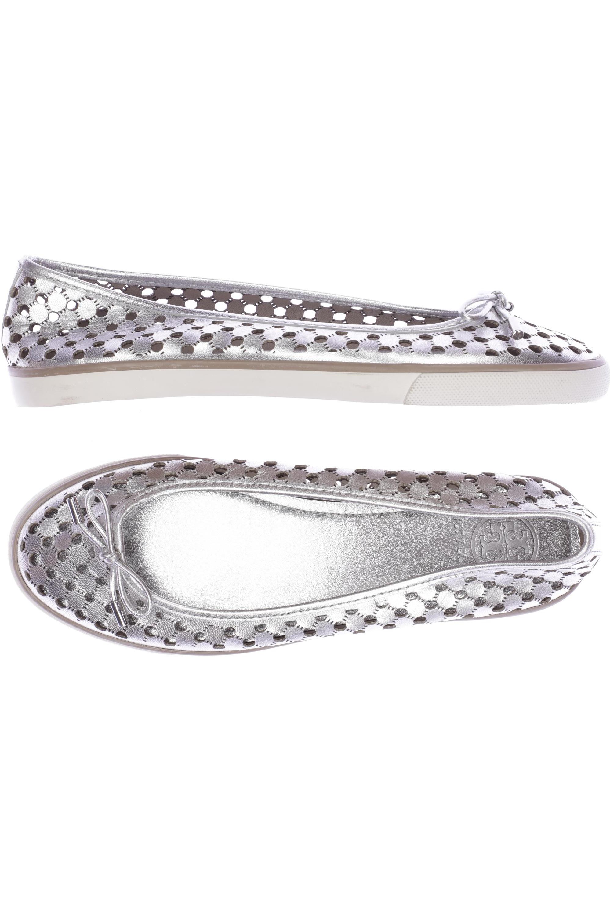 

Tory Burch Damen Ballerinas, silber, Gr. 38