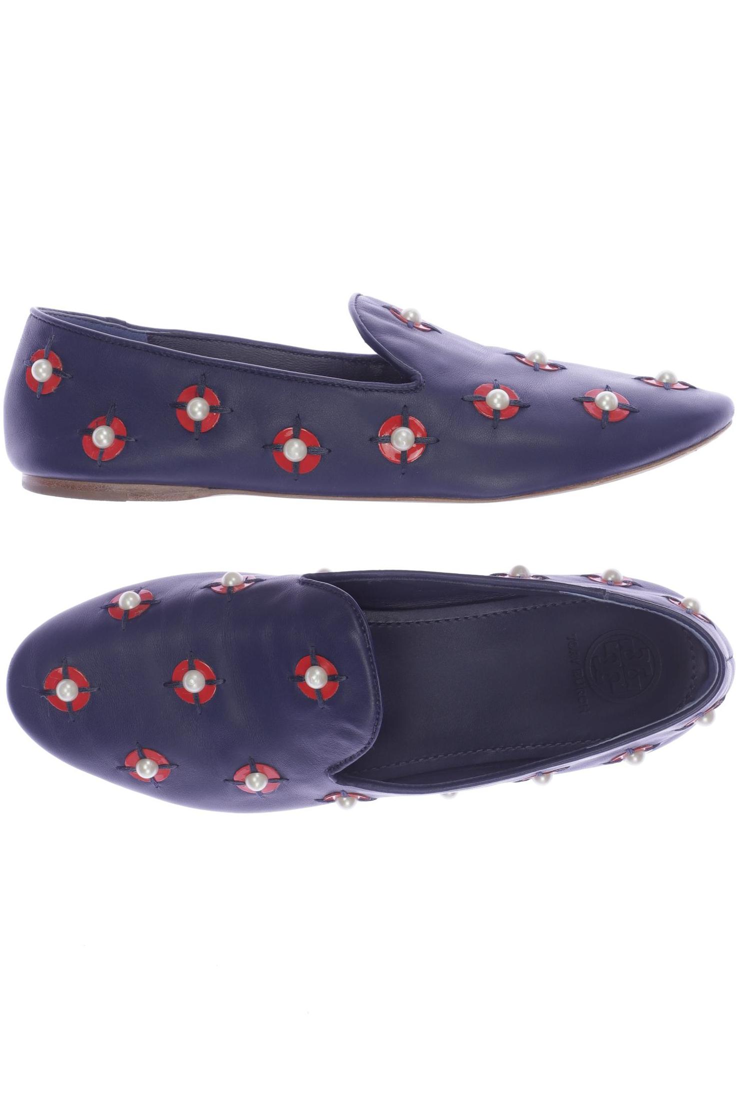 

Tory Burch Damen Ballerinas, marineblau