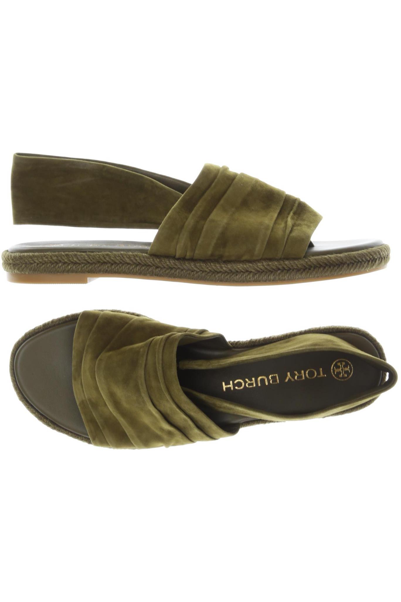 

Tory Burch Damen Sandale, grün, Gr. 9