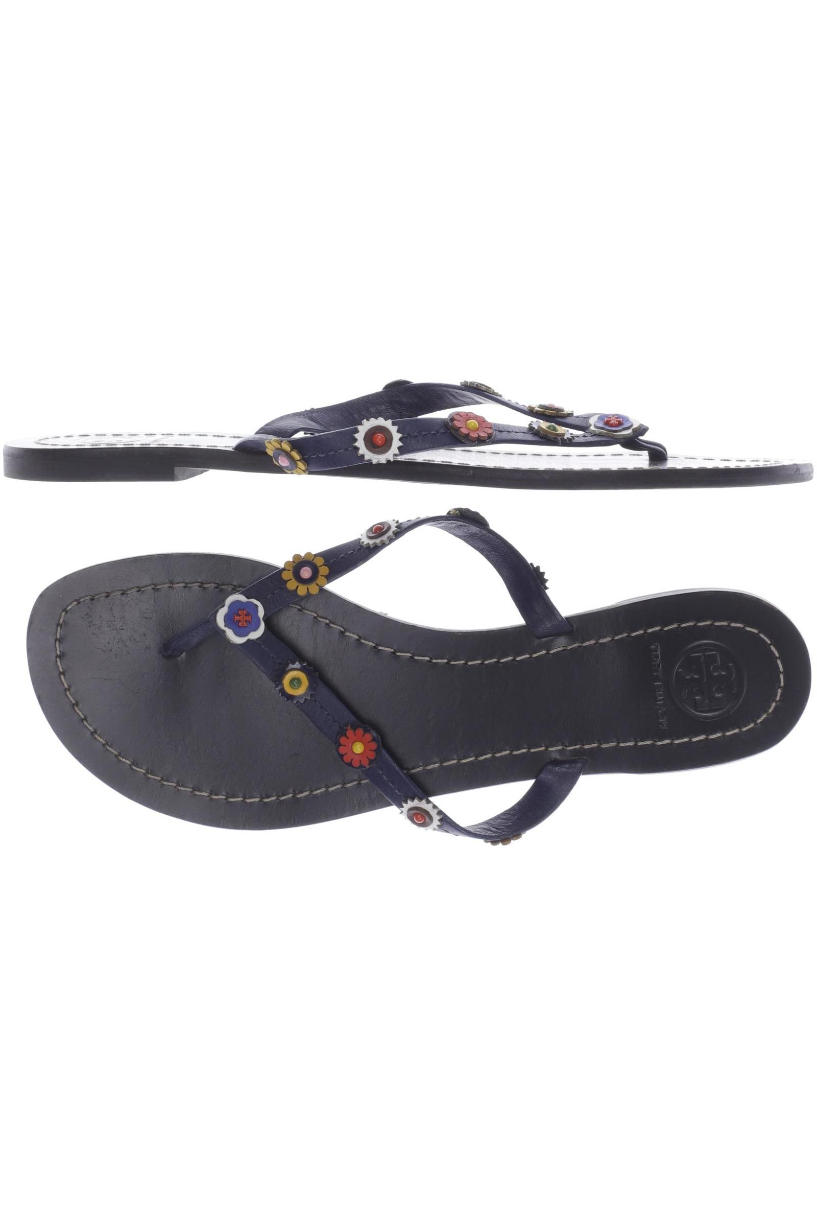 

Tory Burch Damen Sandale, marineblau, Gr. 8.5