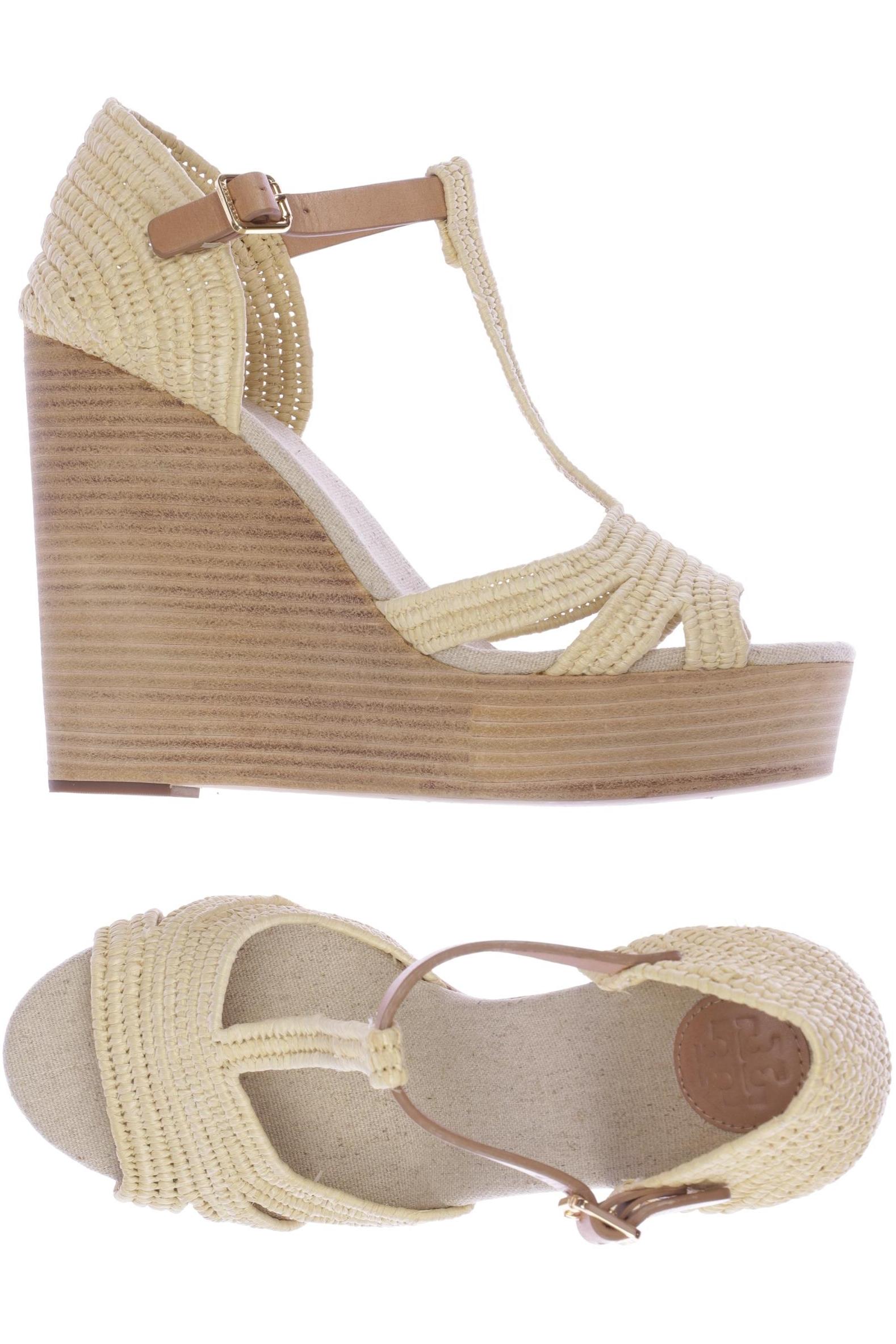 

Tory Burch Damen Sandale, cremeweiß, Gr. 9