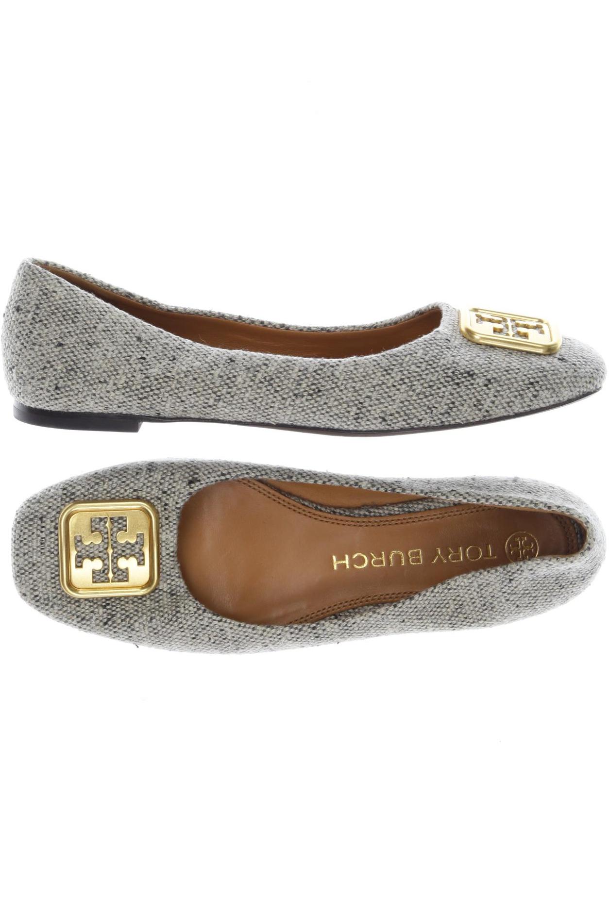 

Tory Burch Damen Ballerinas, grau, Gr. 8.5