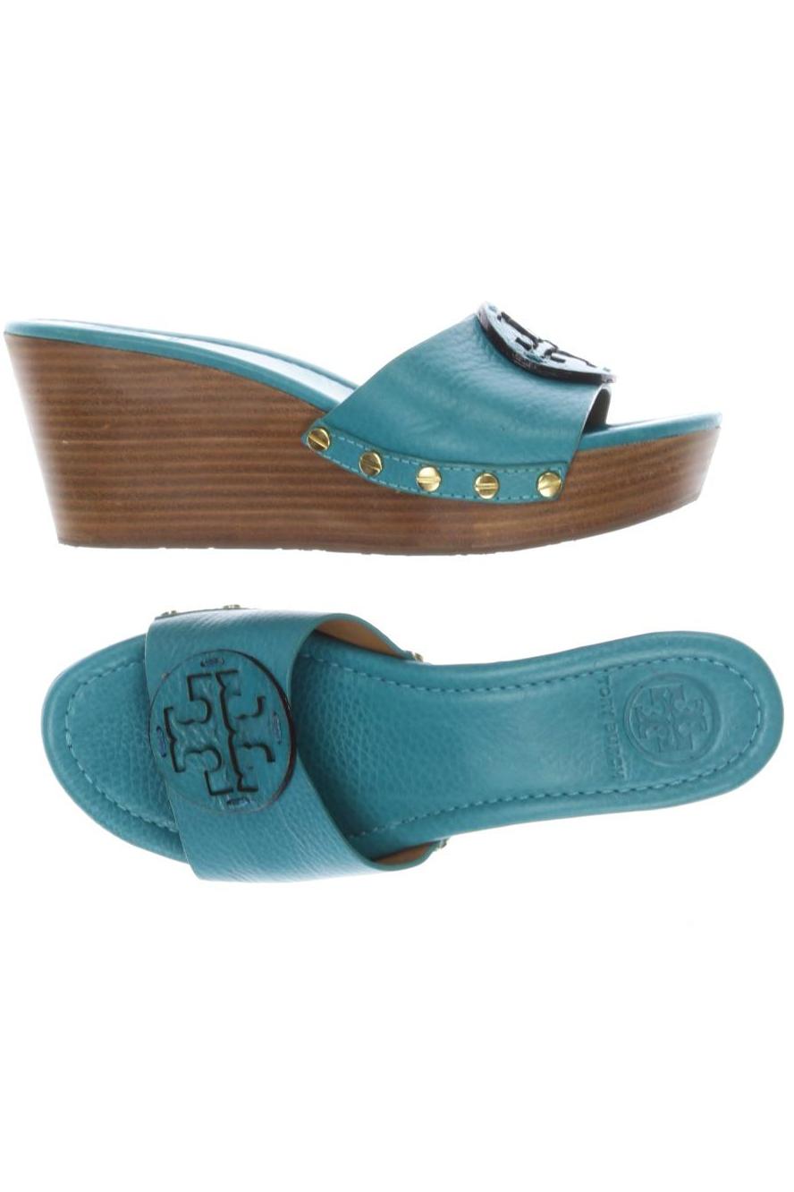 

Tory Burch Damen Sandale, türkis, Gr. 7