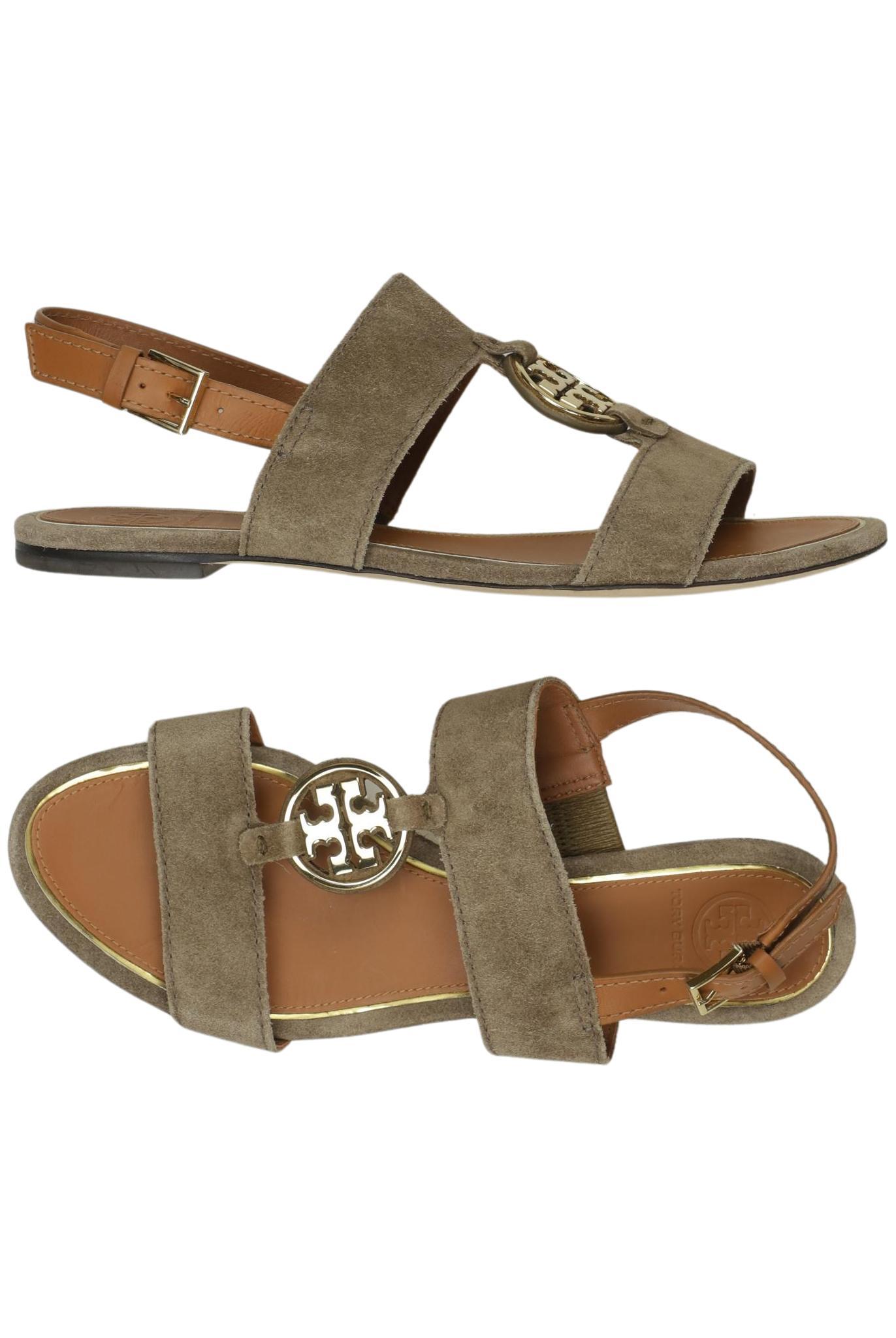 

Tory Burch Damen Sandale, braun, Gr. 7.5