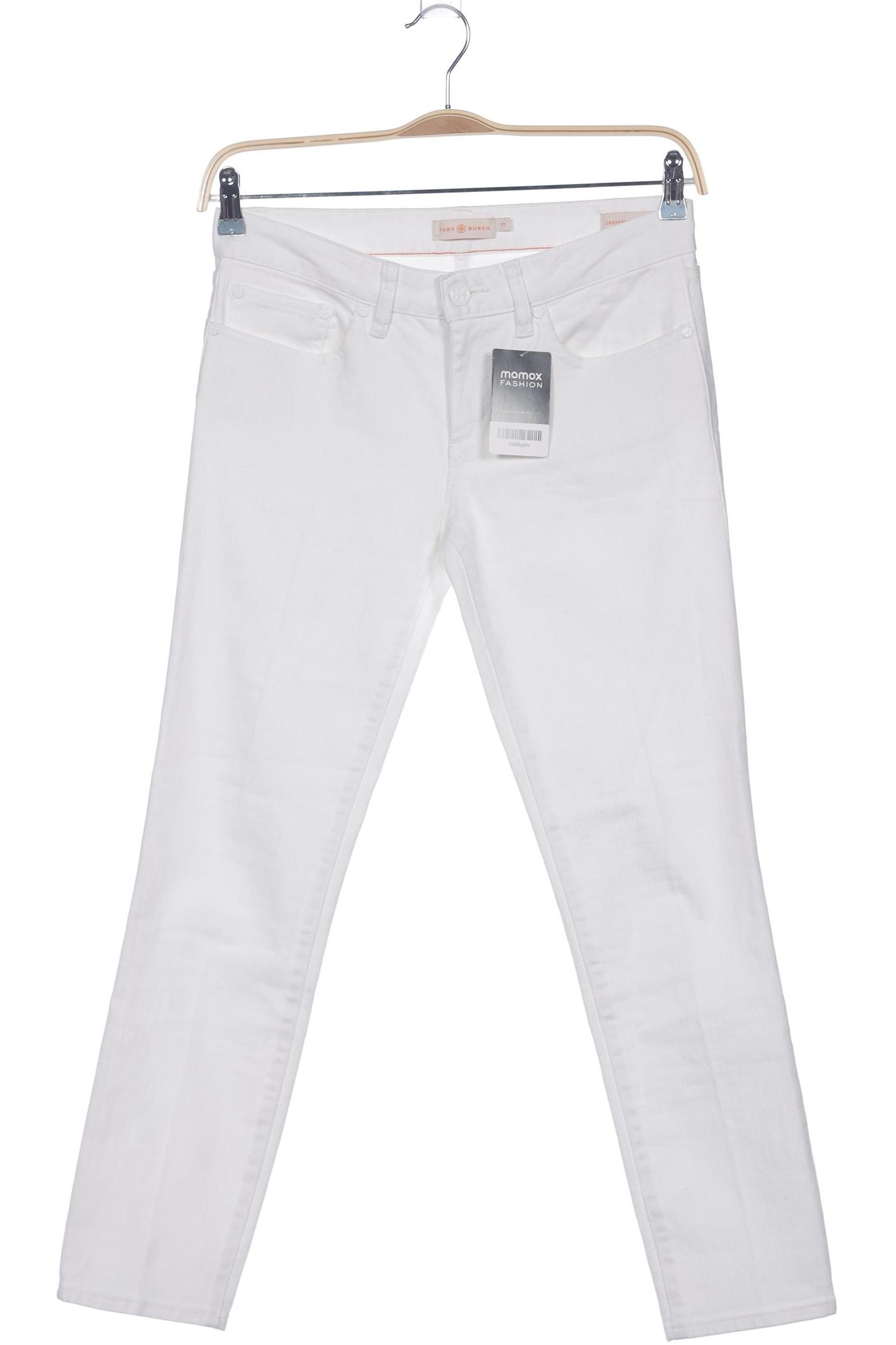 

Tory Burch Damen Jeans, weiß, Gr. 27