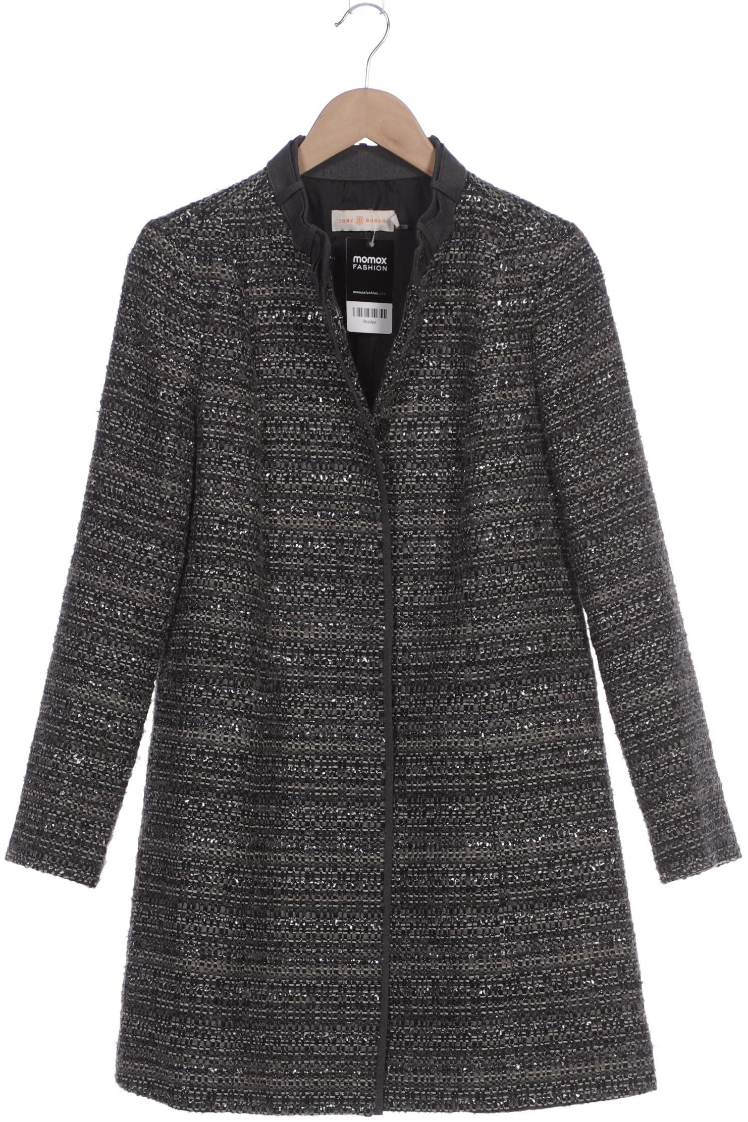 

Tory Burch Damen Mantel, grau, Gr. 4