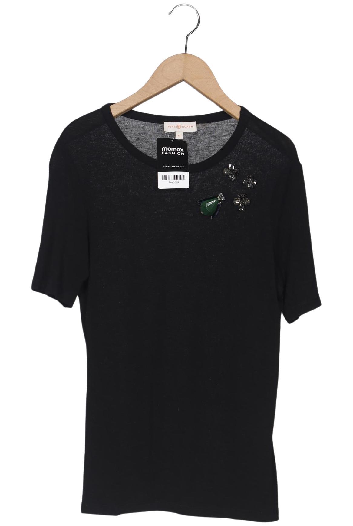 

Tory Burch Damen T-Shirt, schwarz, Gr. 34