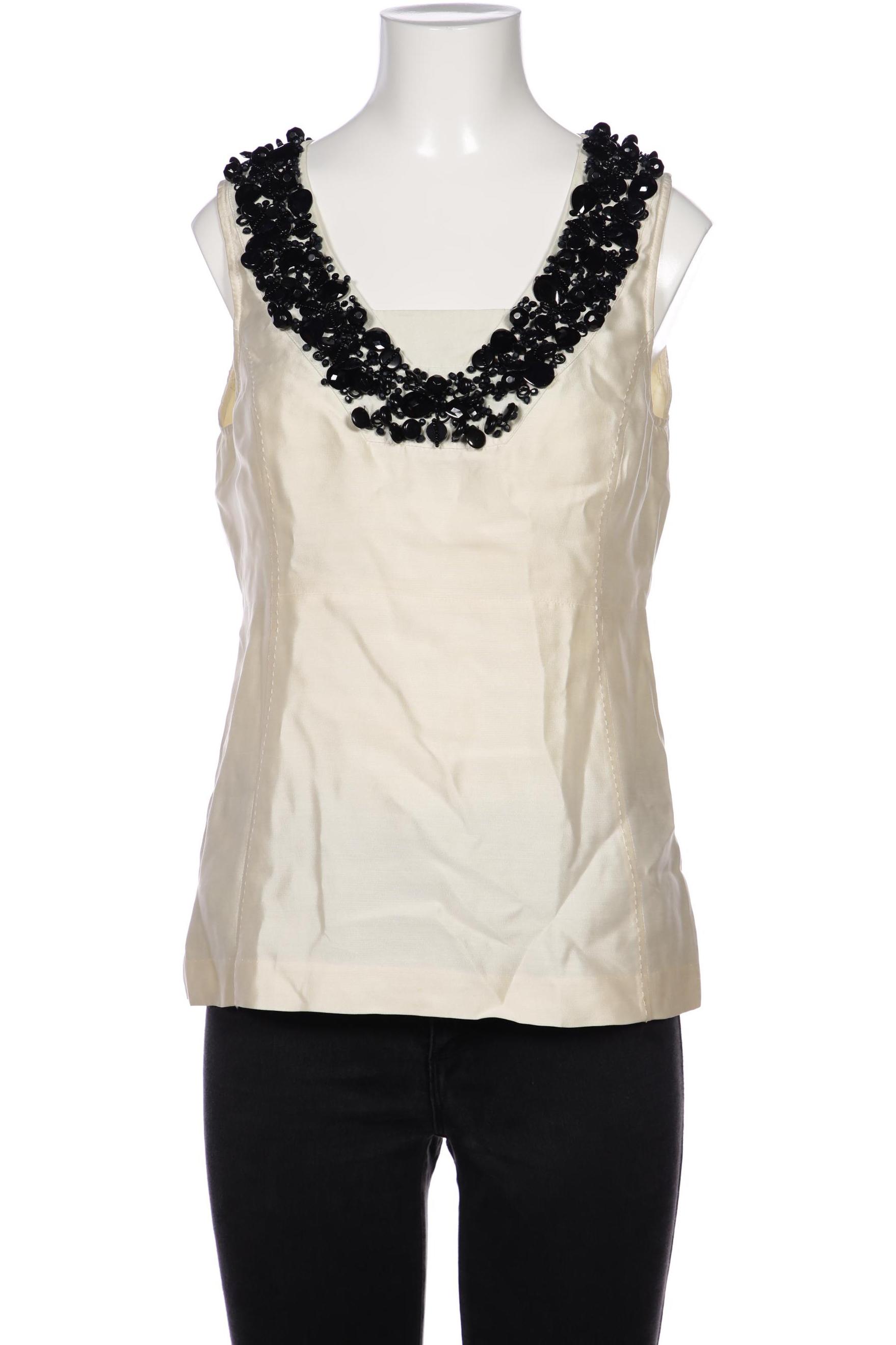 

Tory Burch Damen Bluse, cremeweiß, Gr. 8