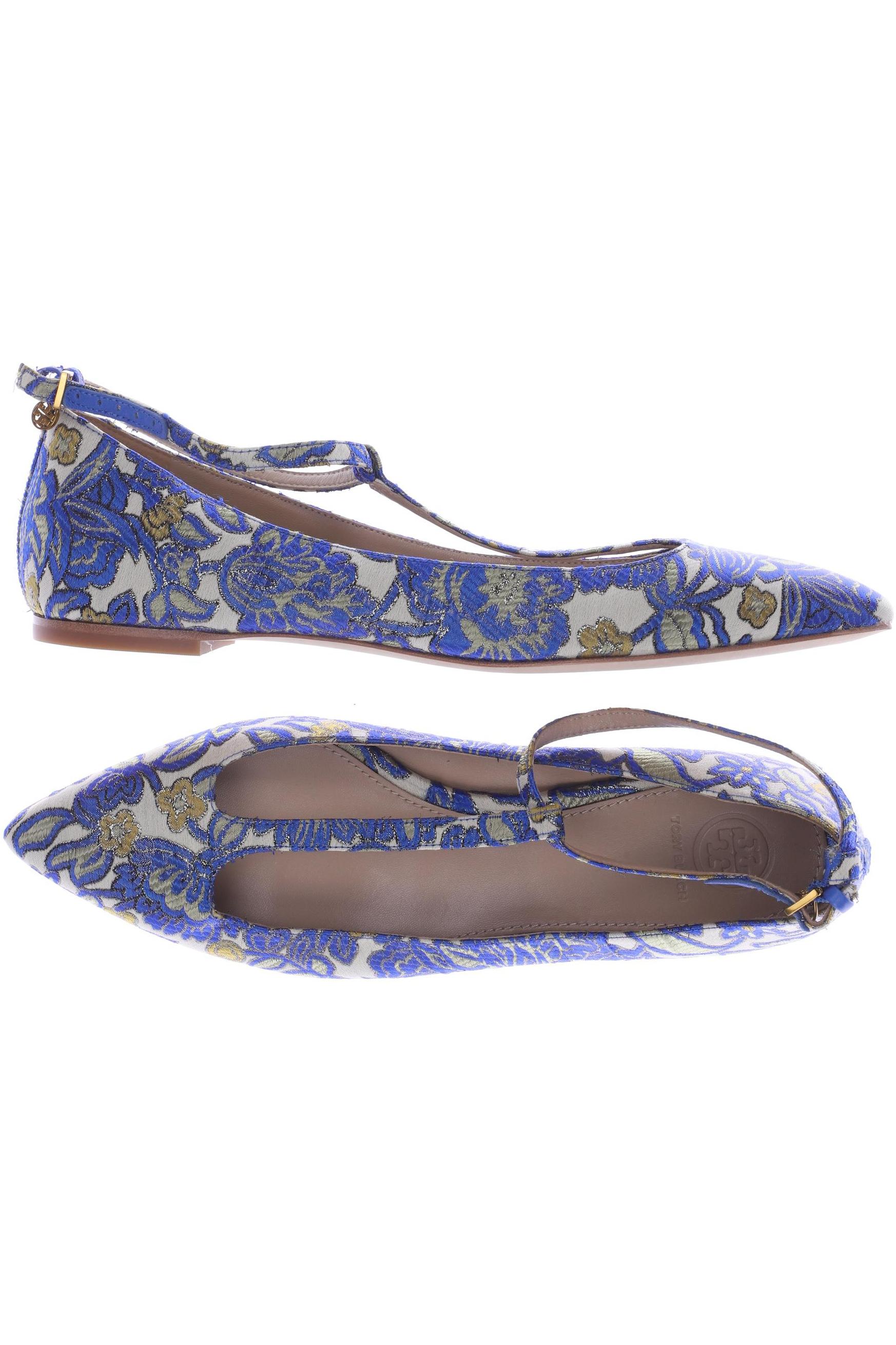 

Tory Burch Damen Ballerinas, blau, Gr. 8.5