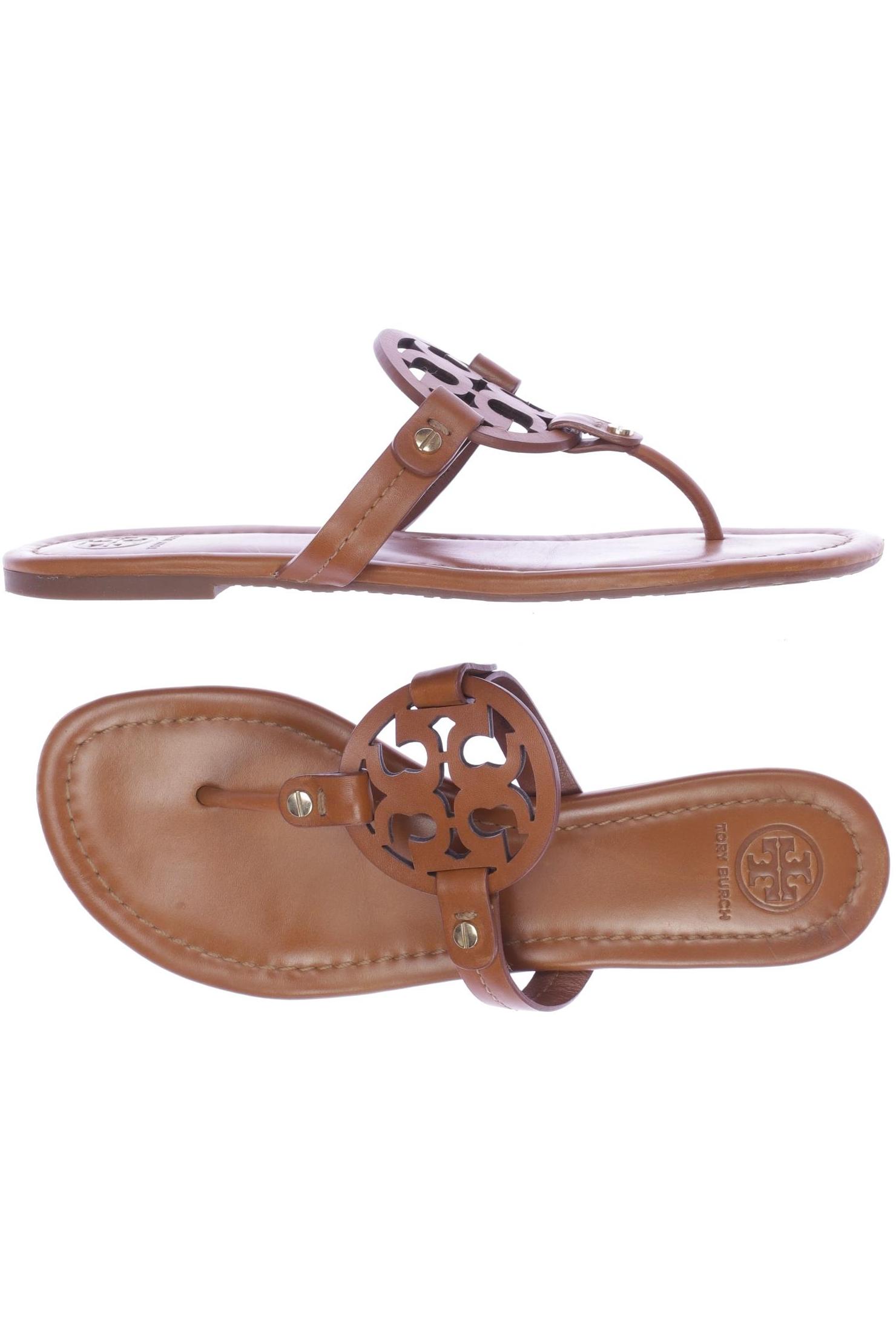 

Tory Burch Damen Sandale, braun, Gr. 8.5