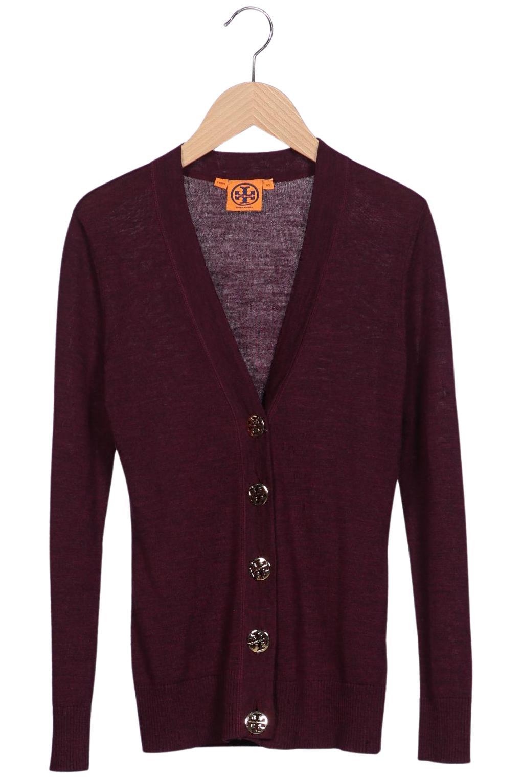 

Tory Burch Damen Strickjacke, bordeaux, Gr. 34