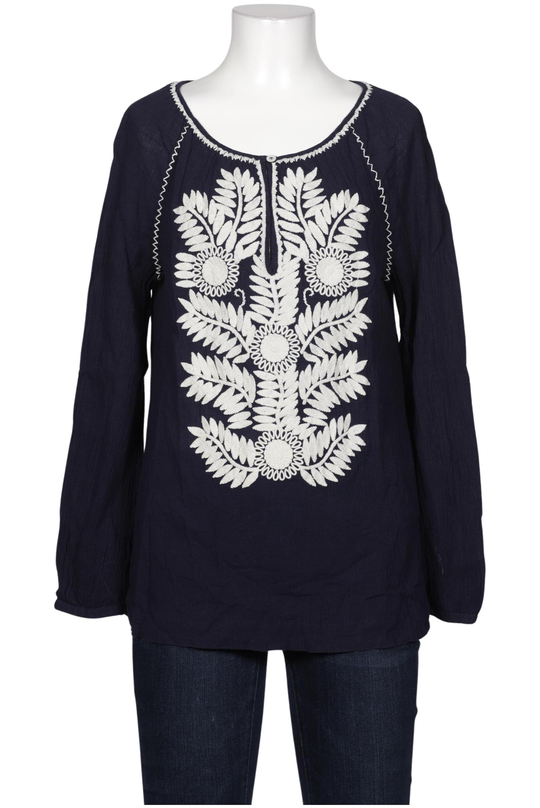 

Tory Burch Damen Bluse, marineblau, Gr. 38