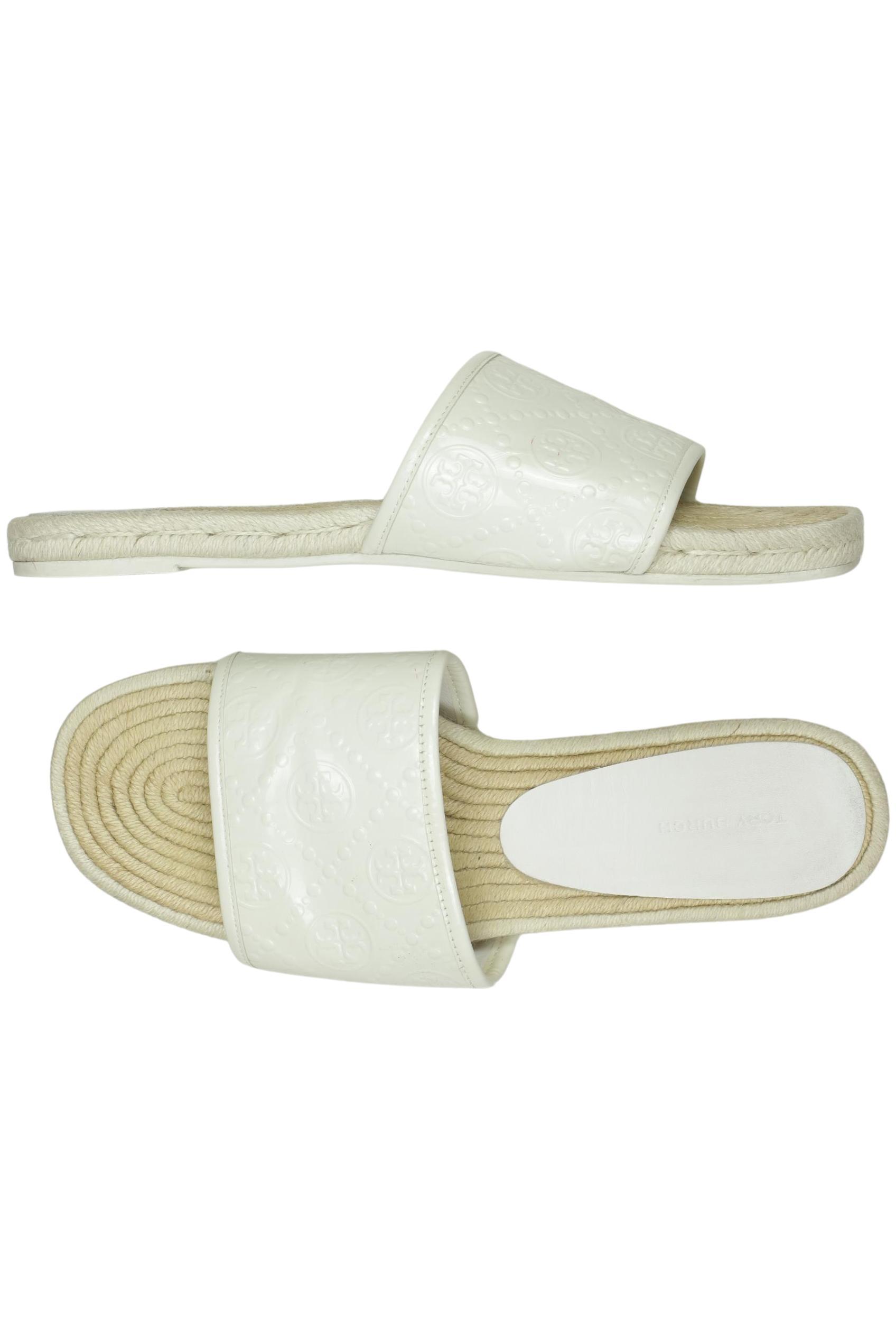 

Tory Burch Damen Sandale, cremeweiß, Gr. 10