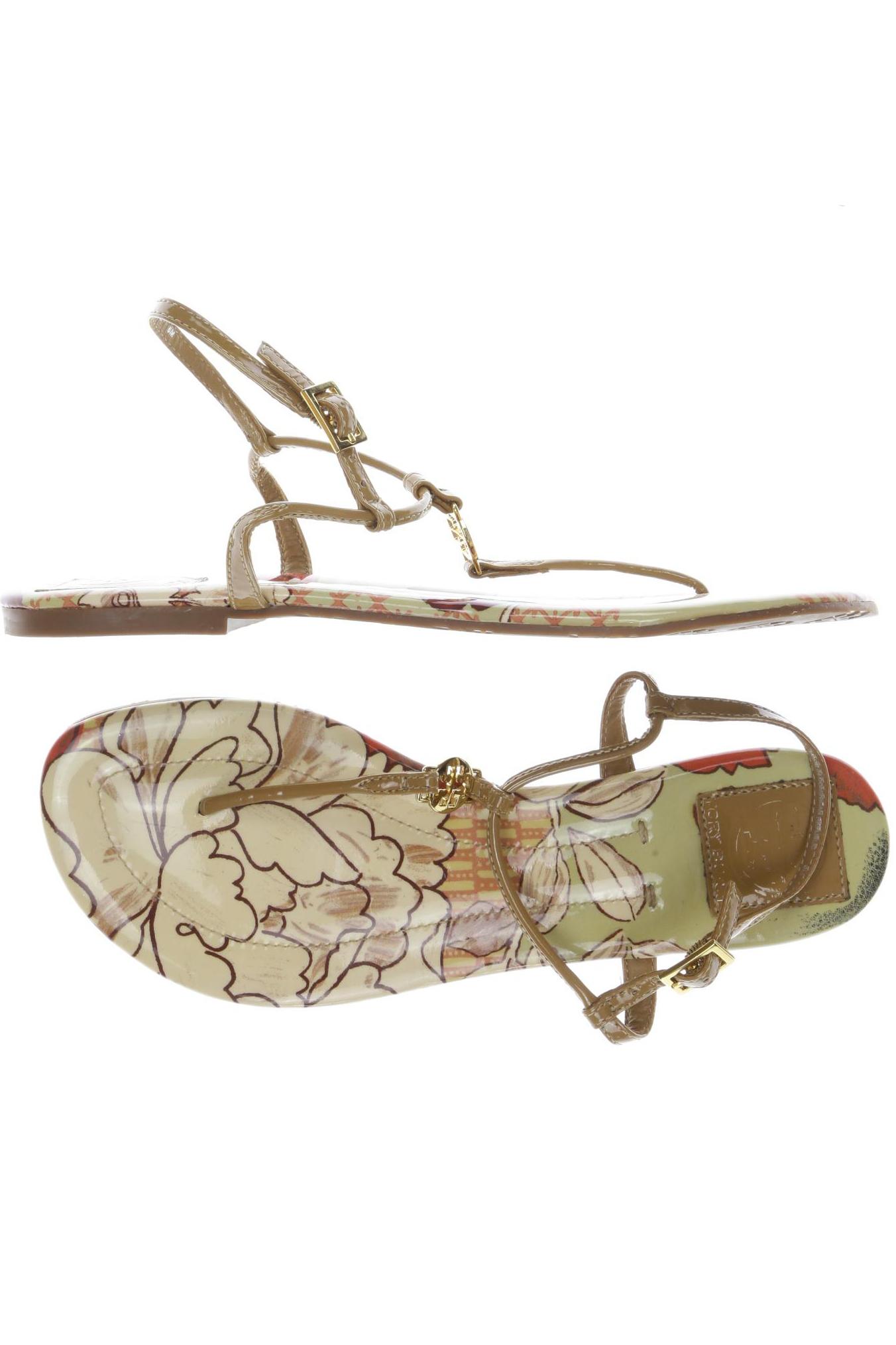 

Tory Burch Damen Sandale, beige, Gr. 8