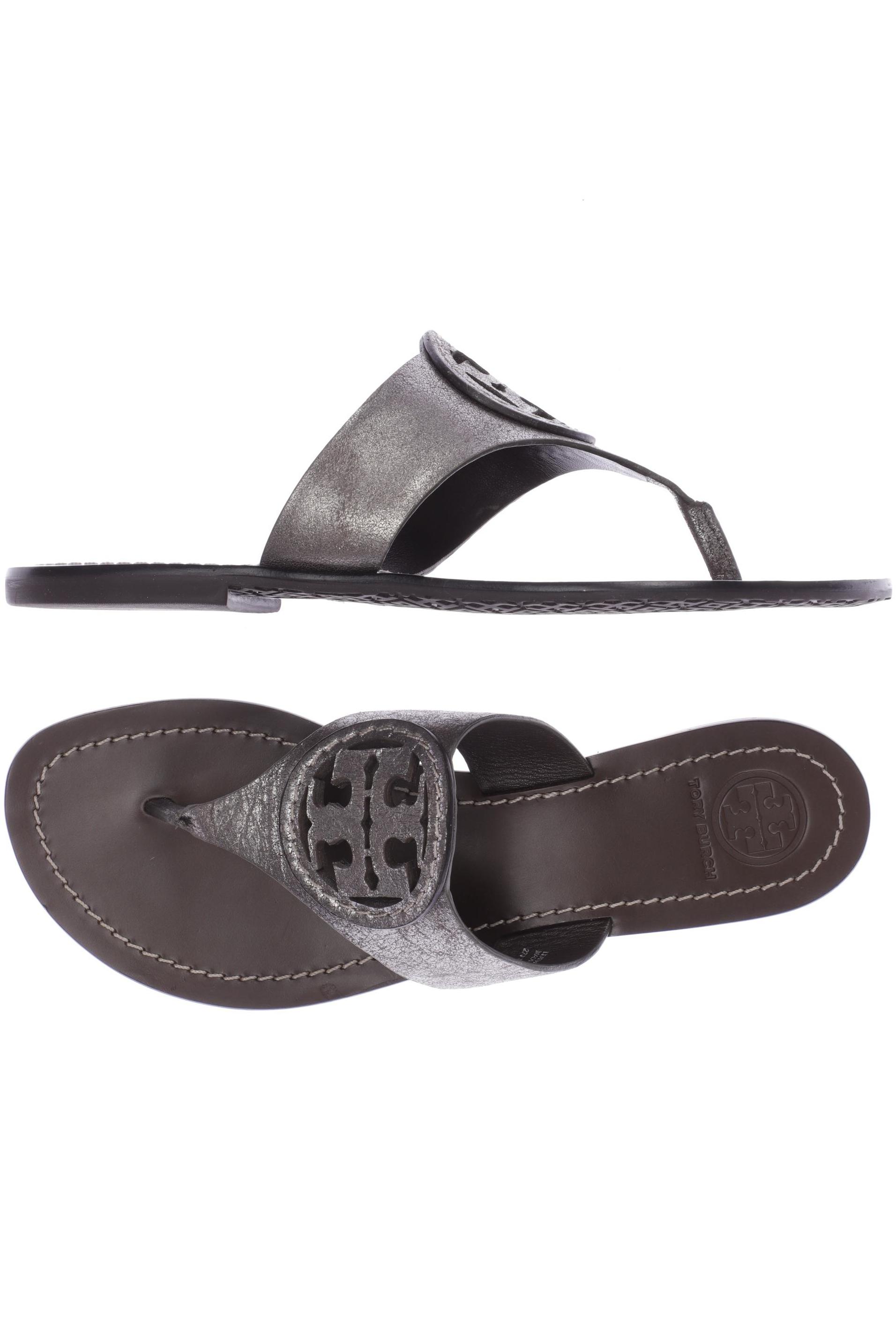 

Tory Burch Damen Sandale, grau, Gr. 7