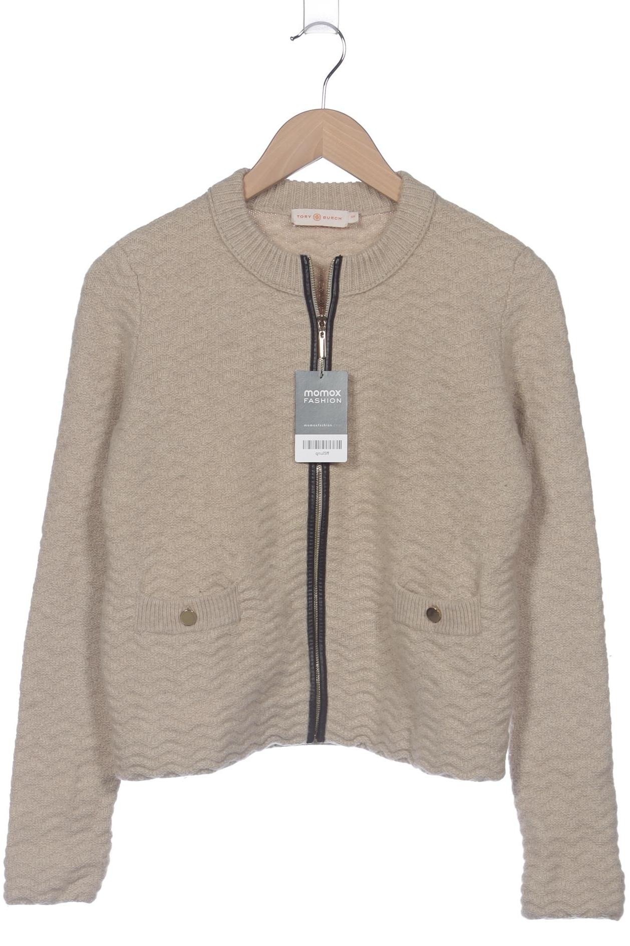 

Tory Burch Damen Strickjacke, beige, Gr. 36