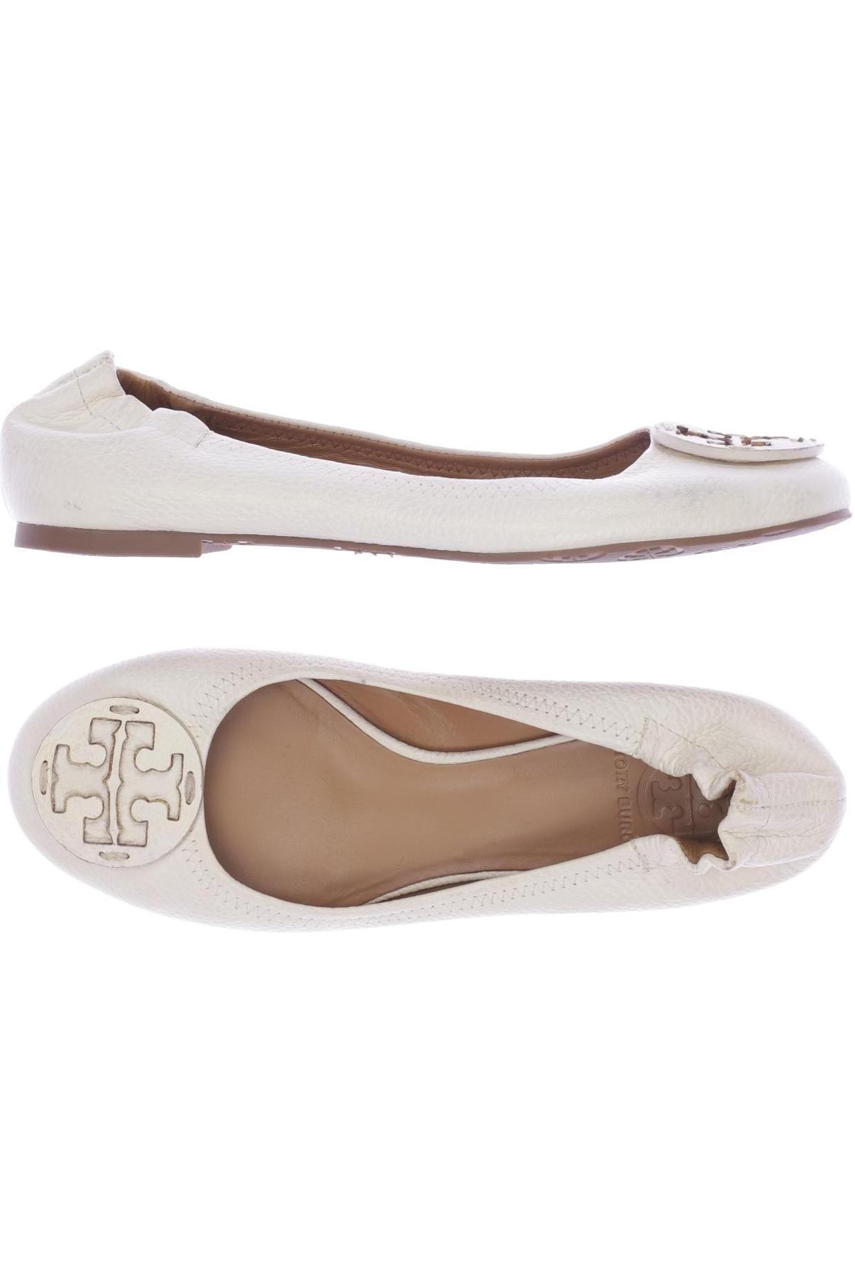

Tory Burch Damen Ballerinas, cremeweiß, Gr. 7