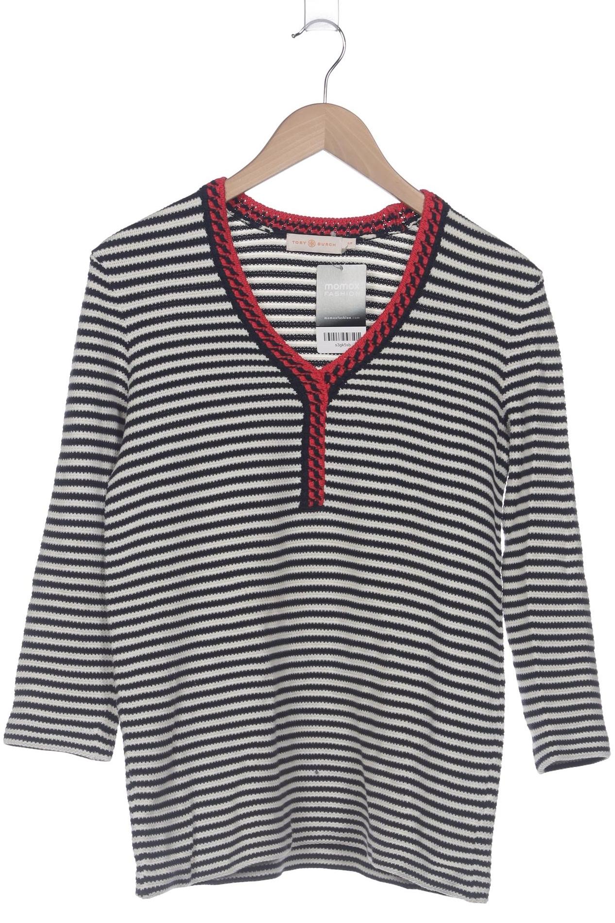 

Tory Burch Damen Langarmshirt, weiß, Gr. 36
