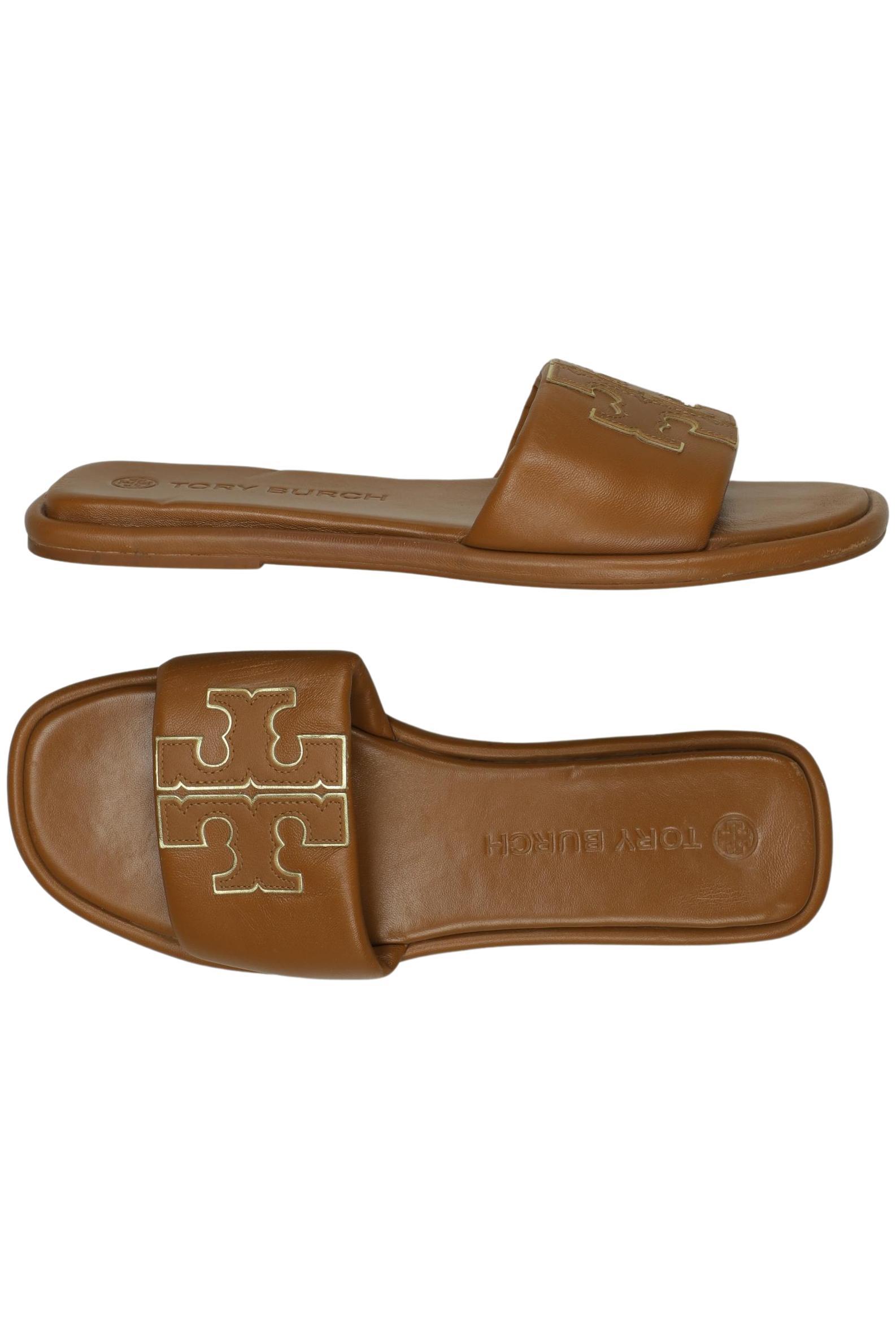 

Tory Burch Damen Sandale, braun, Gr. 11