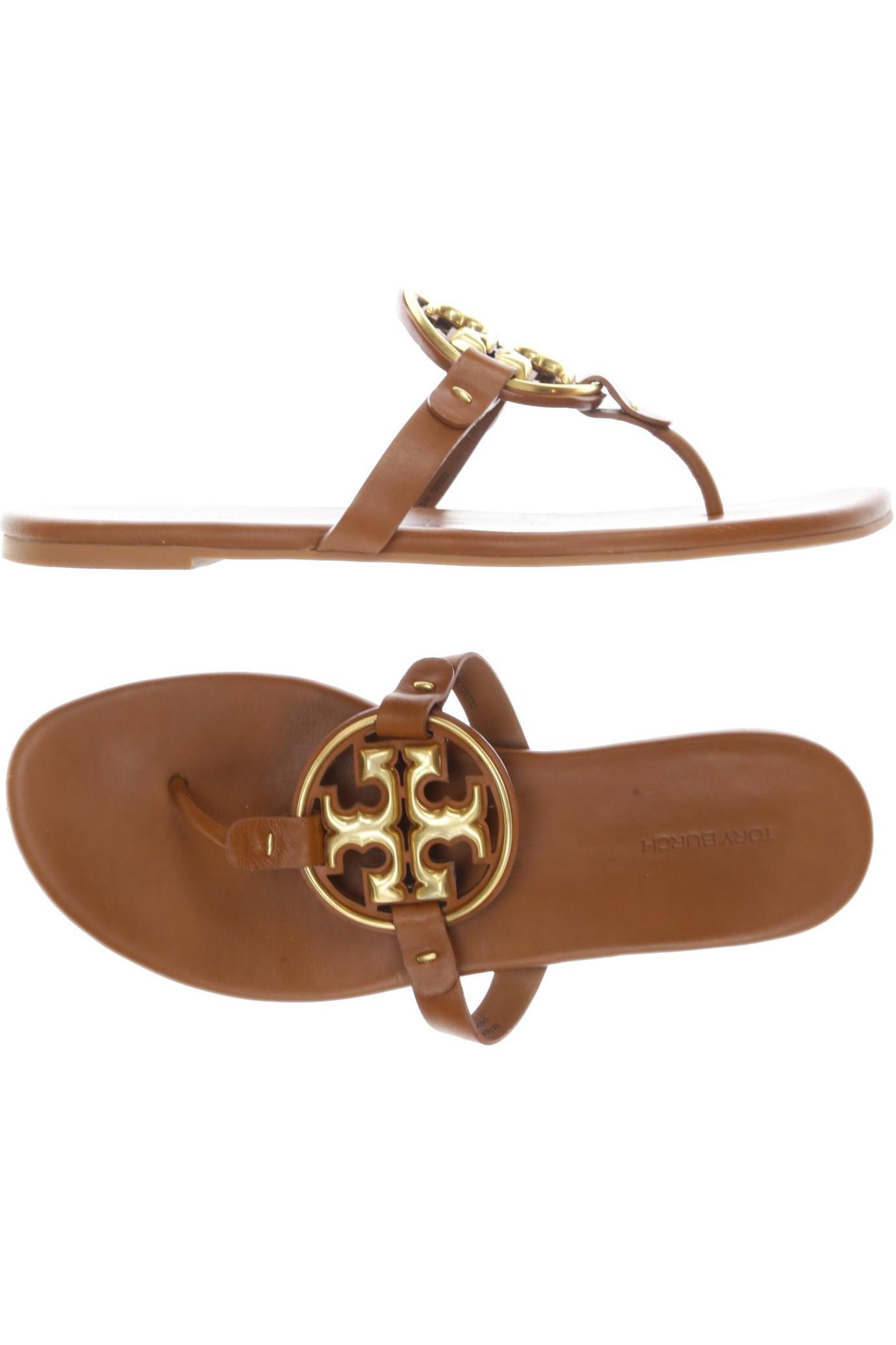 

Tory Burch Damen Sandale, braun, Gr. 9