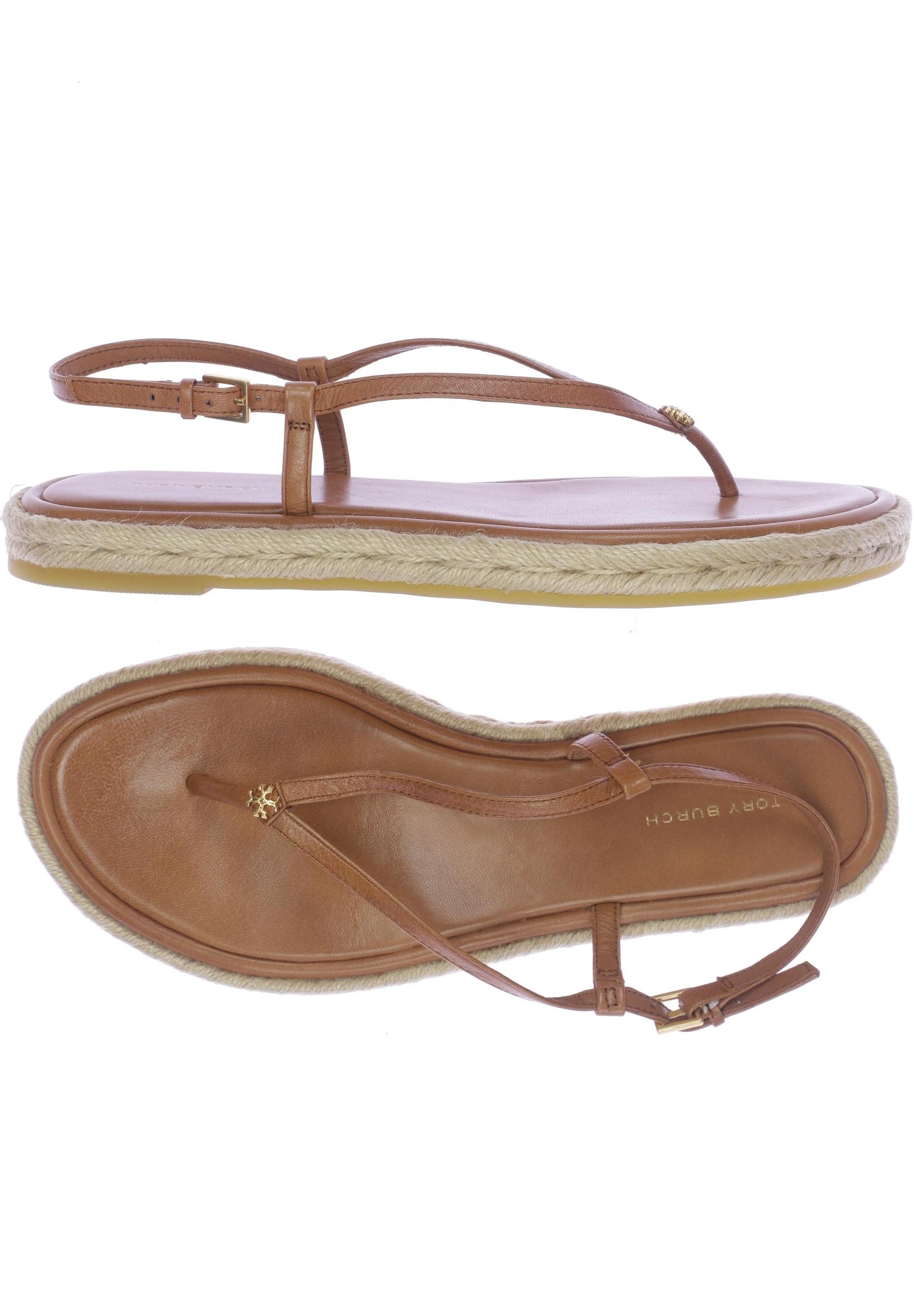 

Tory Burch Damen Sandale, braun, Gr. 8