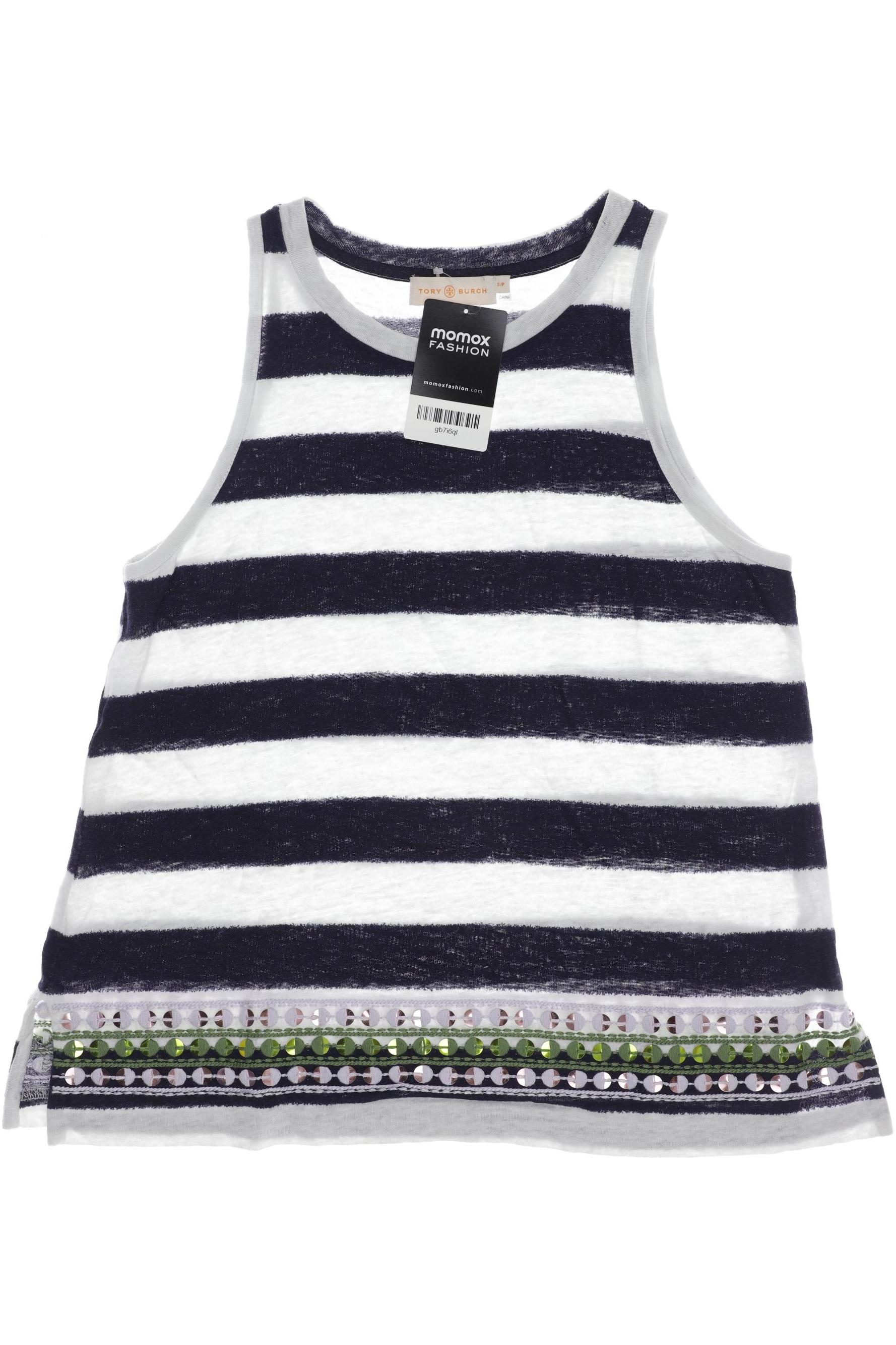 

Tory Burch Damen Top, marineblau, Gr. 36