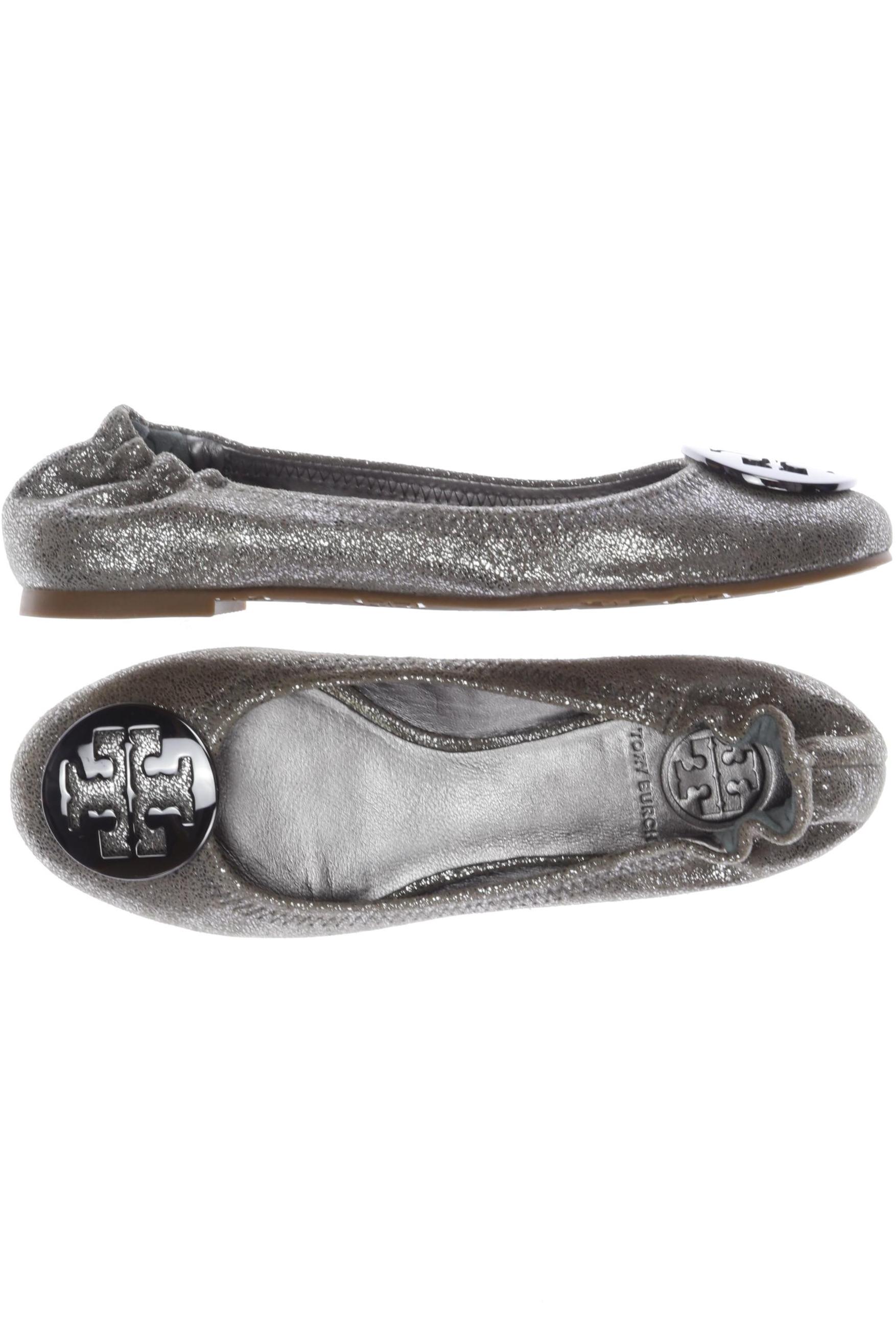 

Tory Burch Damen Ballerinas, silber, Gr. 6