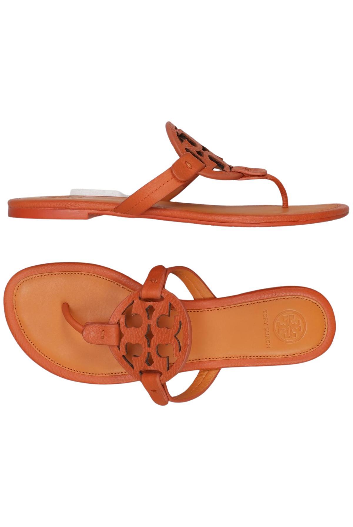

Tory Burch Damen Sandale, orange, Gr. 40