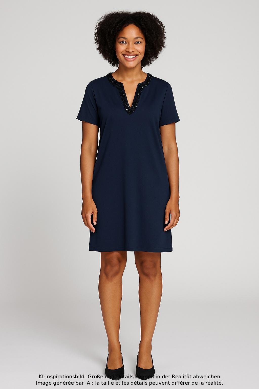 

Tory Burch Damen Kleid, marineblau, Gr. 42