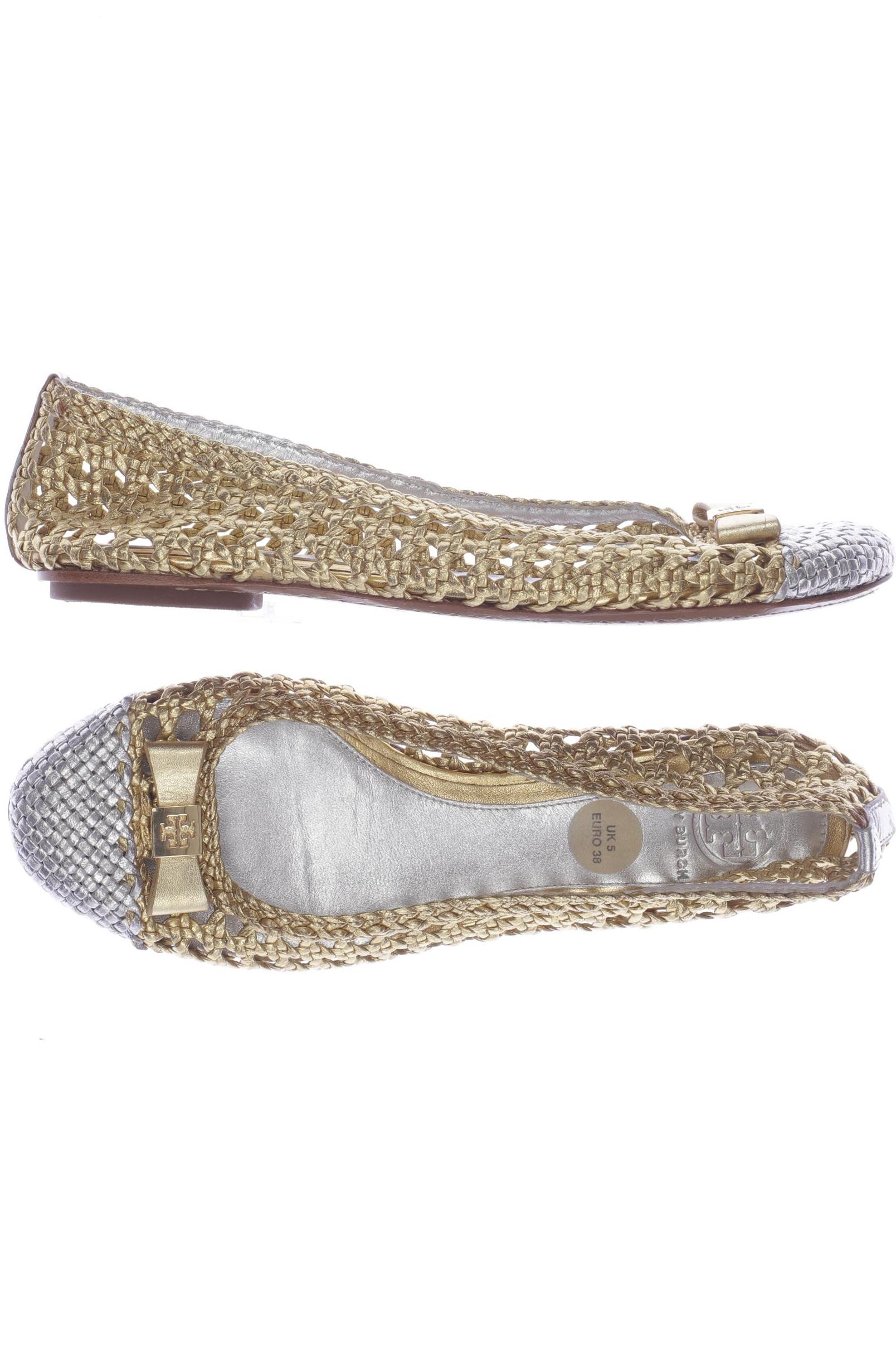 

Tory Burch Damen Ballerinas, gold, Gr. 38