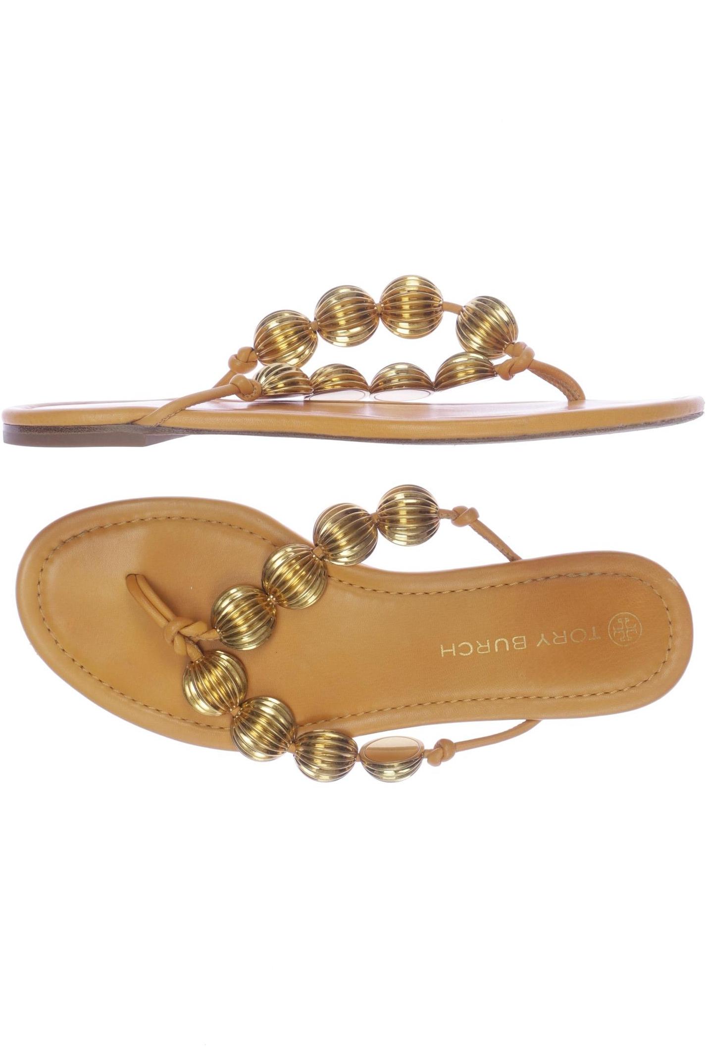 

Tory Burch Damen Sandale, orange, Gr. 8