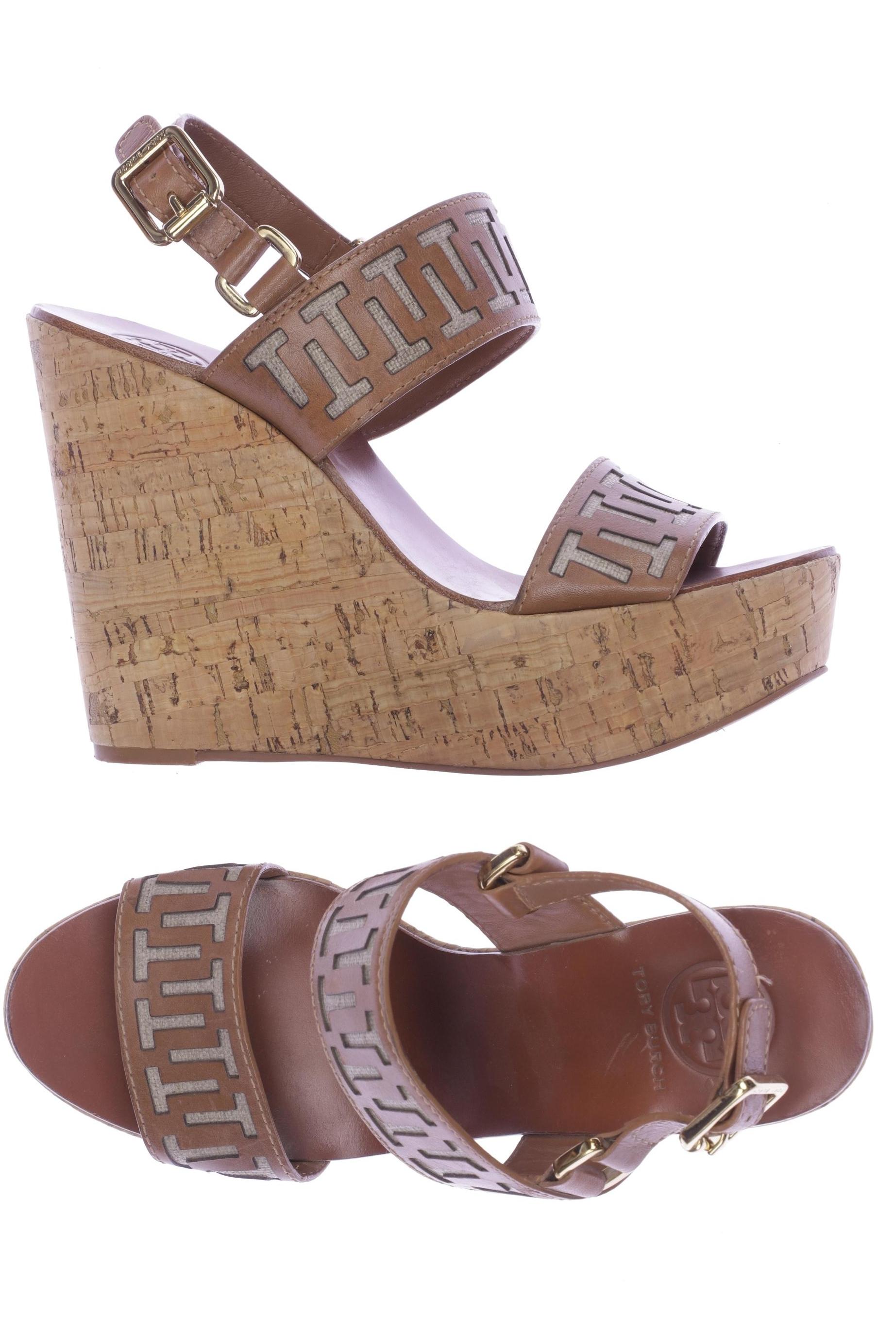 

Tory Burch Damen Sandale, braun, Gr. 8.5