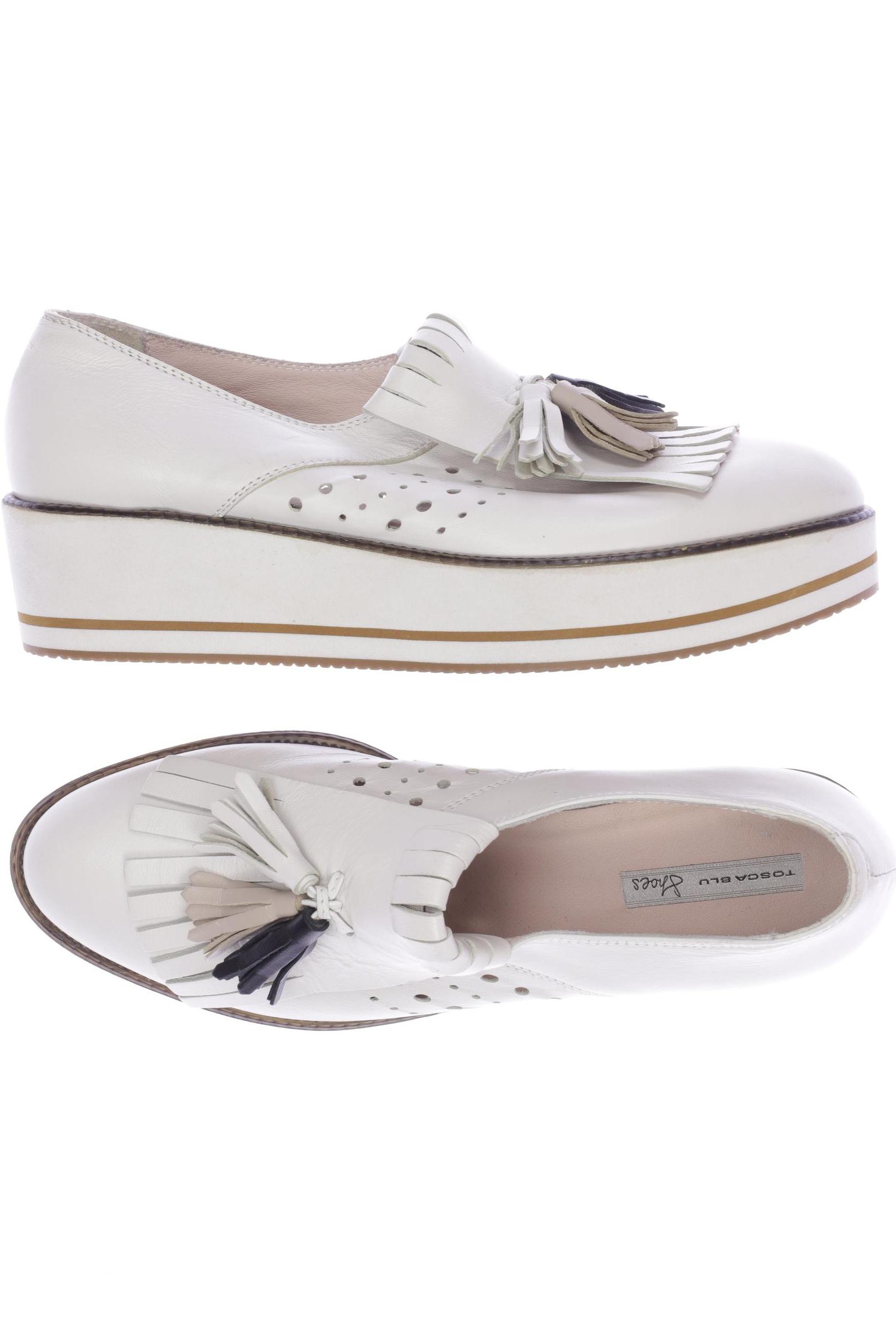 

Tosca BLU Damen Halbschuh, cremeweiß, Gr. 38