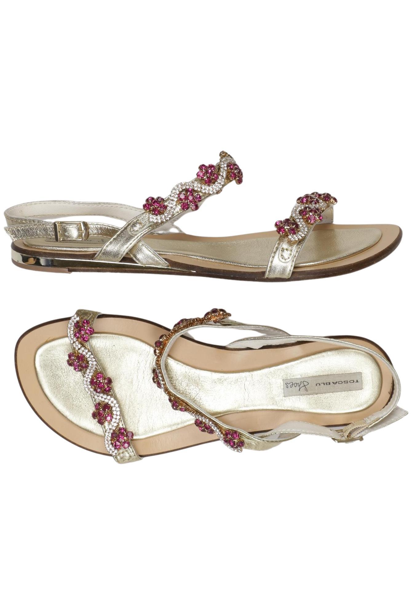 

Tosca BLU Damen Sandale, gold, Gr. 38