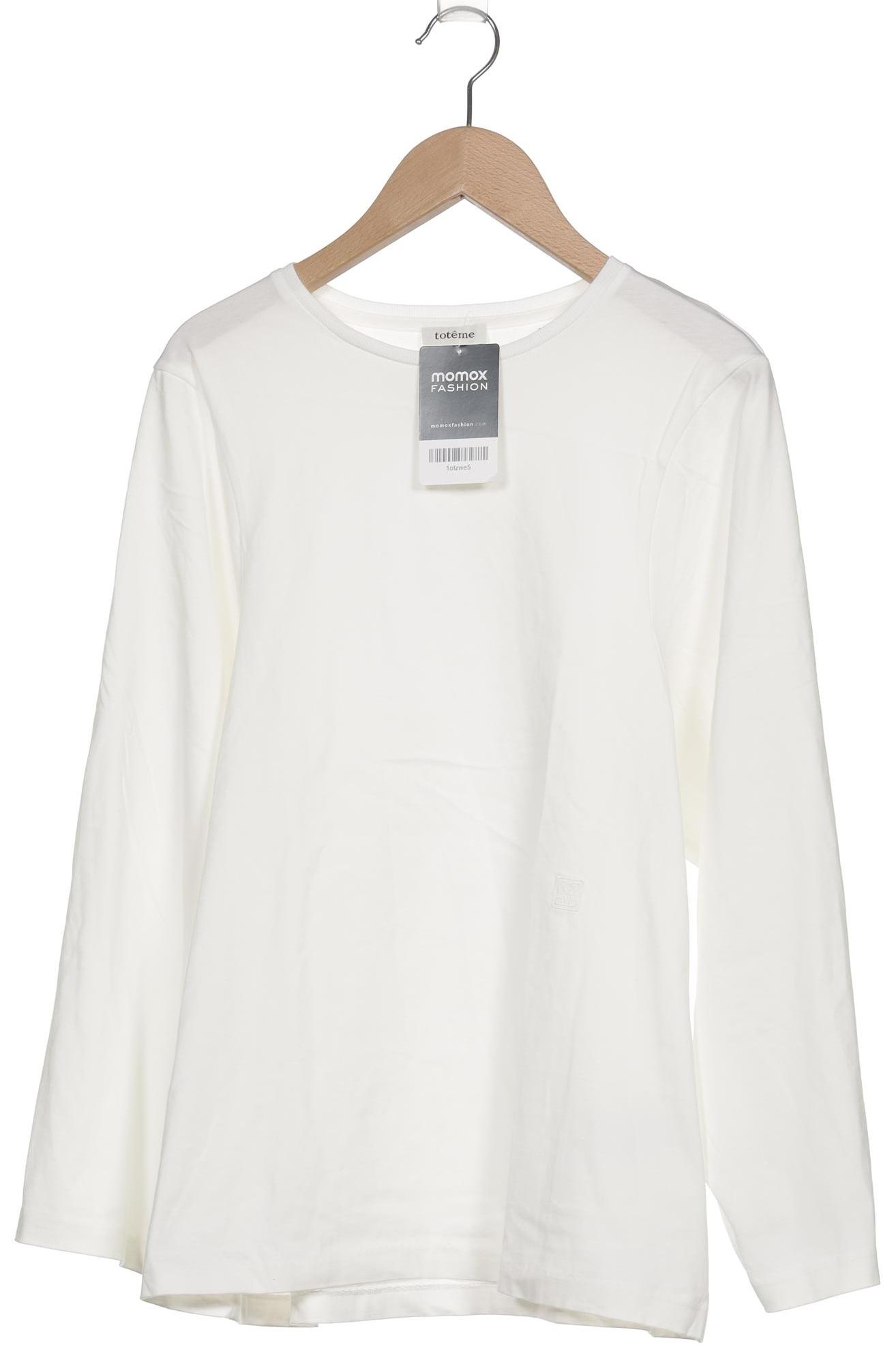 

Toteme Damen Langarmshirt, weiß, Gr. 42