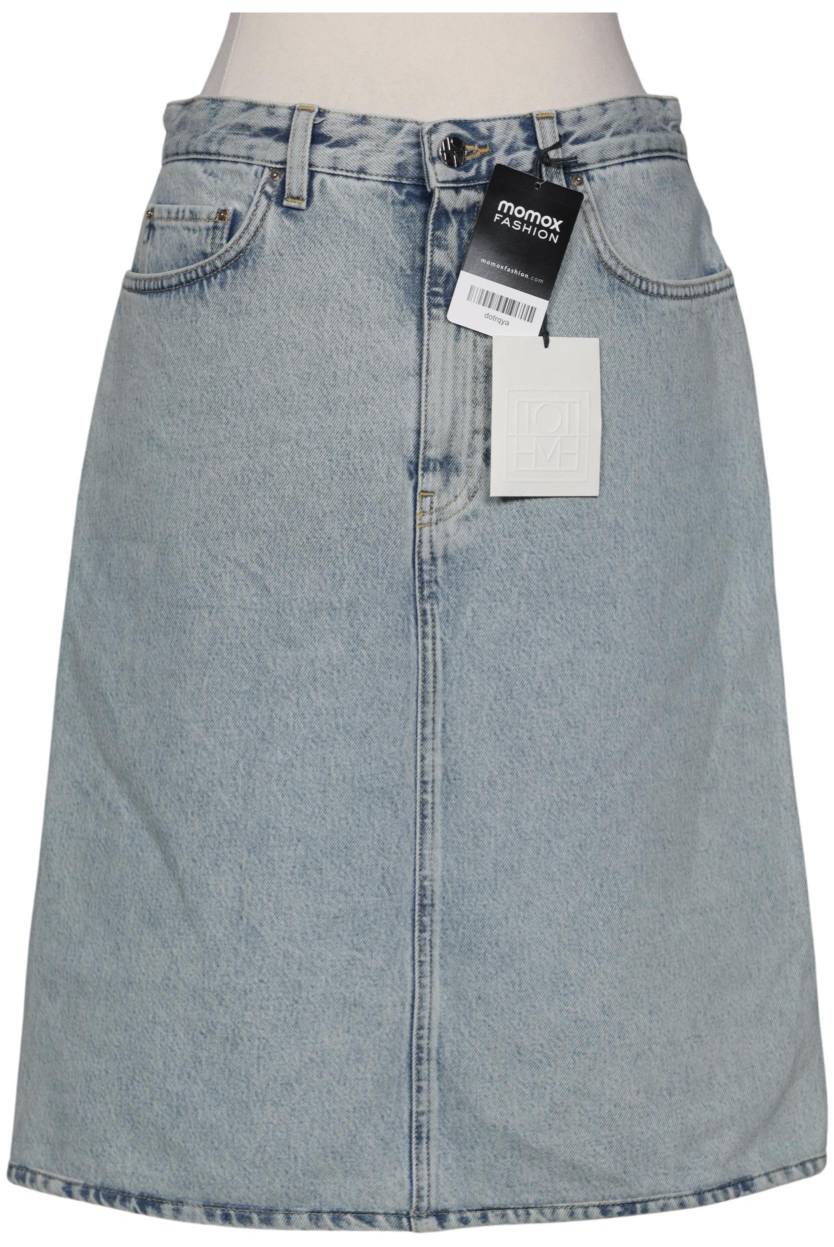 

Toteme Damen Rock, hellblau, Gr. 34