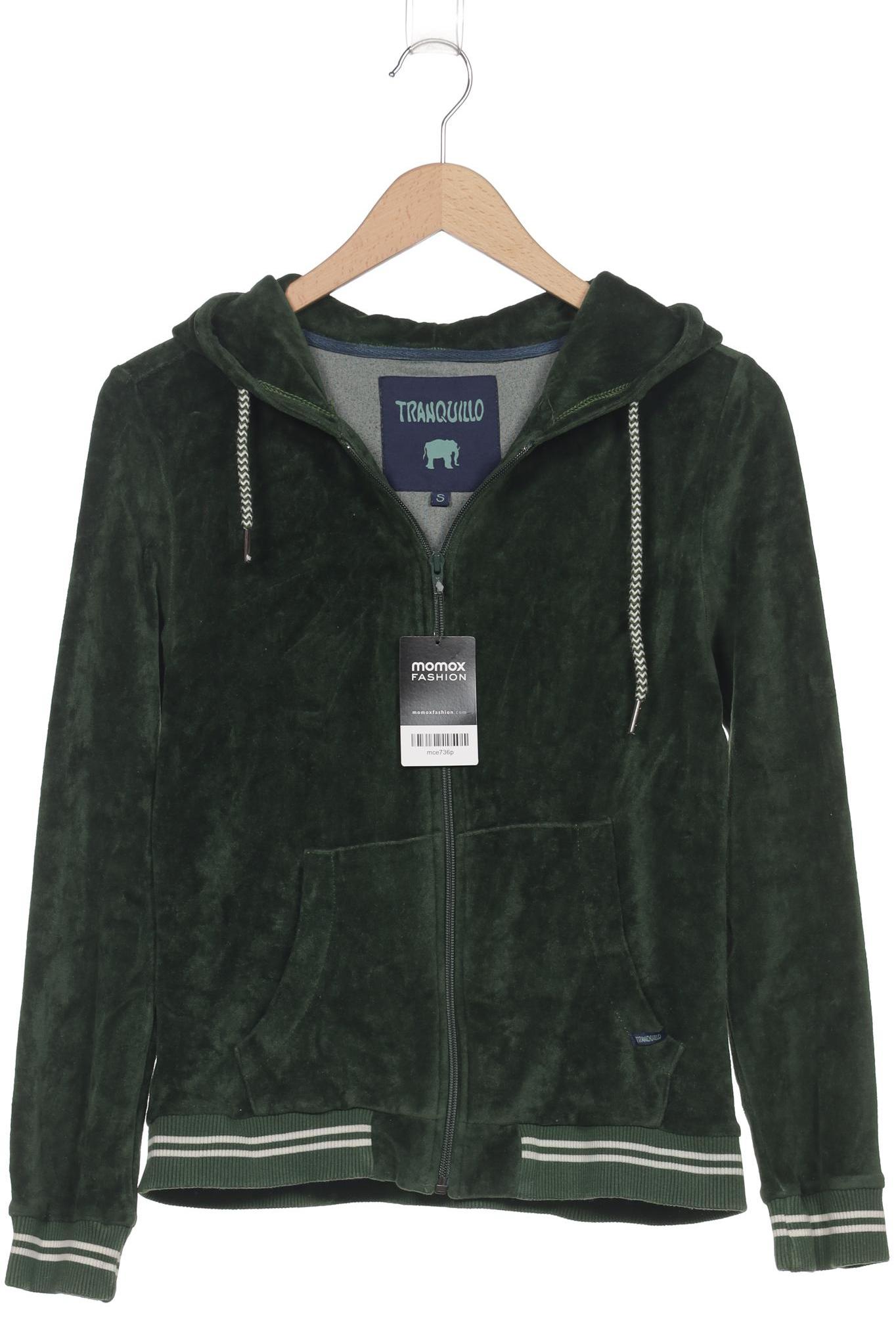 

Tranquillo Damen Kapuzenpullover, grün, Gr. 36