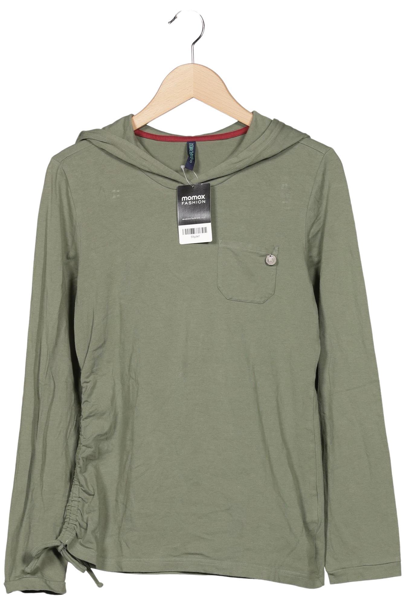 

Tranquillo Damen Kapuzenpullover, grün, Gr. 36