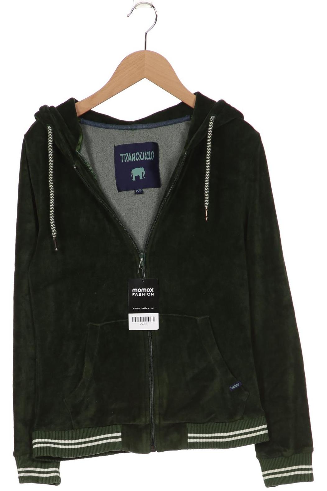 

Tranquillo Damen Kapuzenpullover, grün, Gr. 34