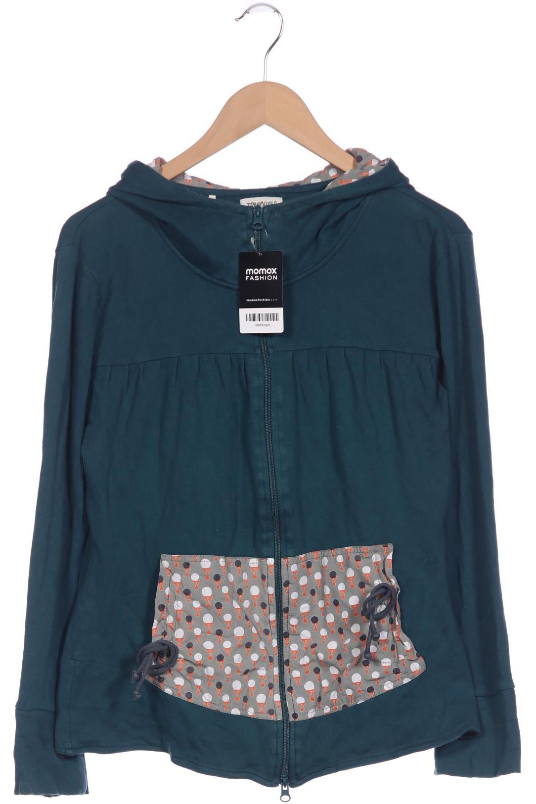

Tranquillo Damen Kapuzenpullover, türkis, Gr. 44
