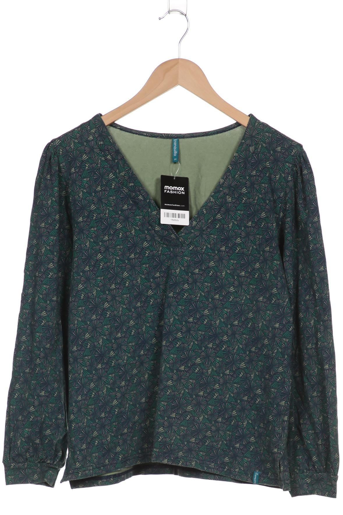 

TRANQUILLO Damen Langarmshirt, grün