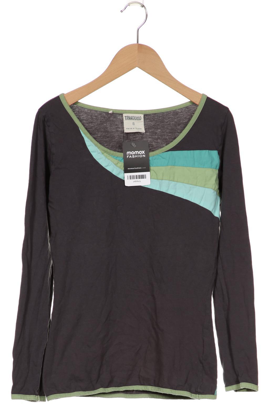 

TRANQUILLO Damen Langarmshirt, grau