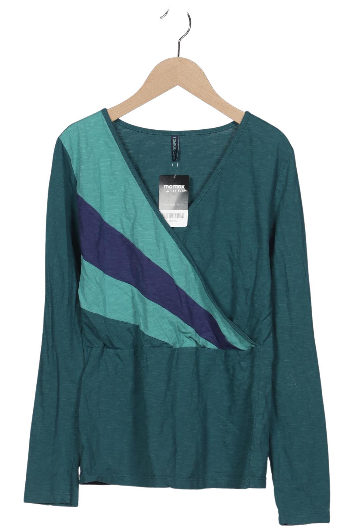 

Tranquillo Damen Langarmshirt, türkis, Gr. 38